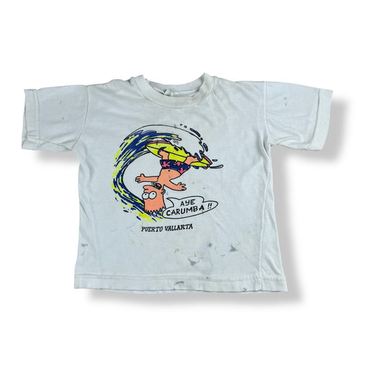Vintage Bart Simpson Puerto Vallarta Souvenir T-Shirt 3/4T
