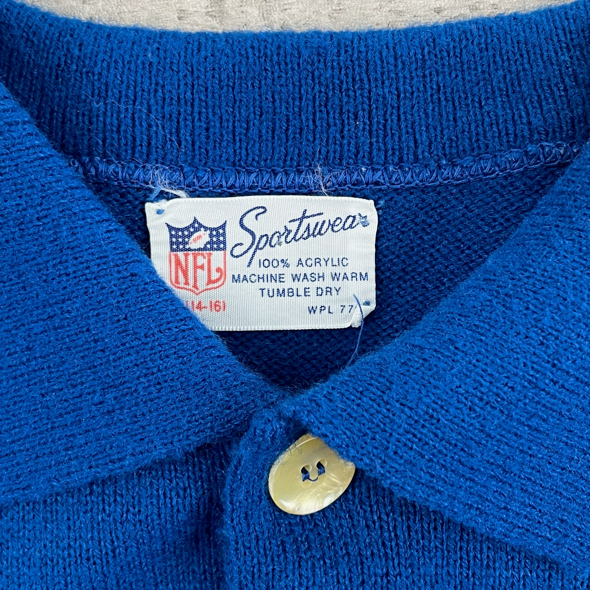 Vintage Dallas Cowboys Long Sleeve Polo Youth M