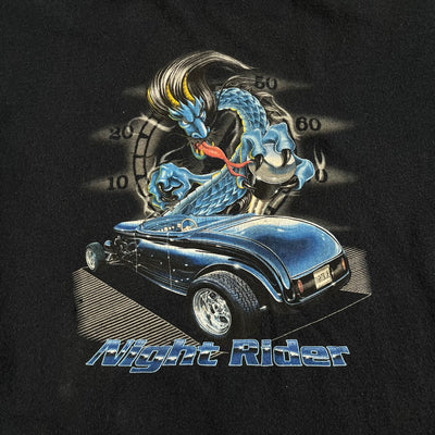 Vintage Night Rider T-Shirt Youth Medium