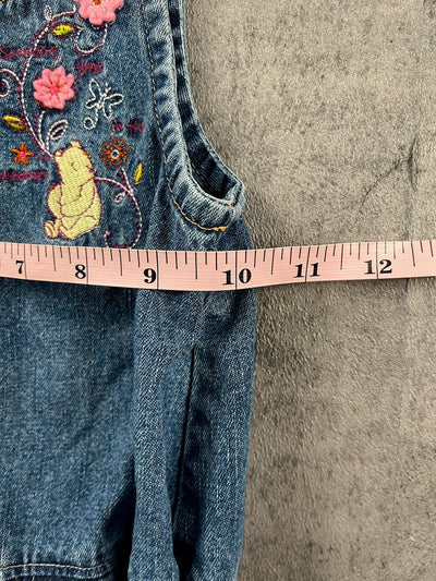 Vintage Classic Winnie The Pooh Denim Dress 2T