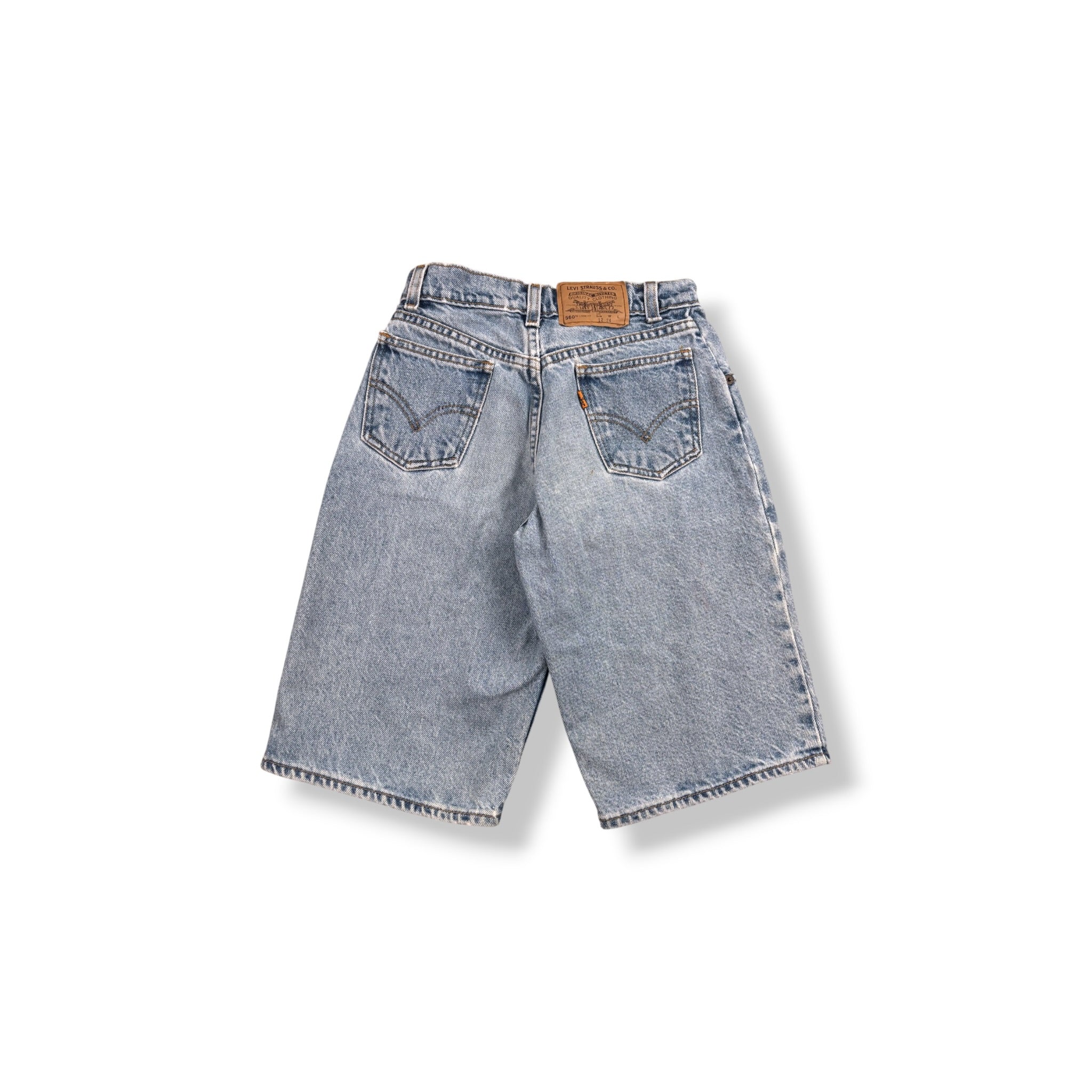 Vintage Orange Tab 560 Denim Shorts 10/12