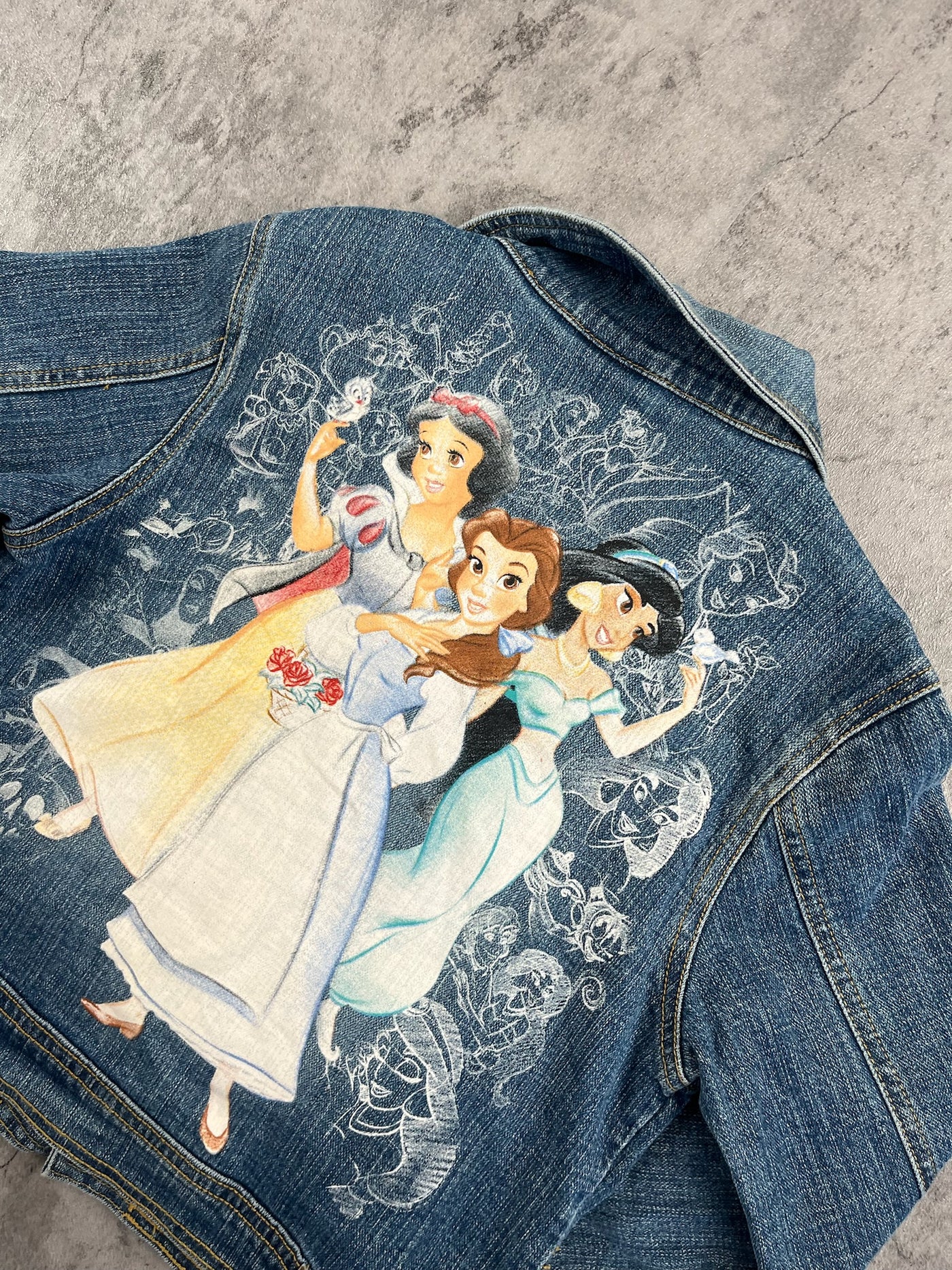 Vintage Disney Princess Denim Jacket 4T