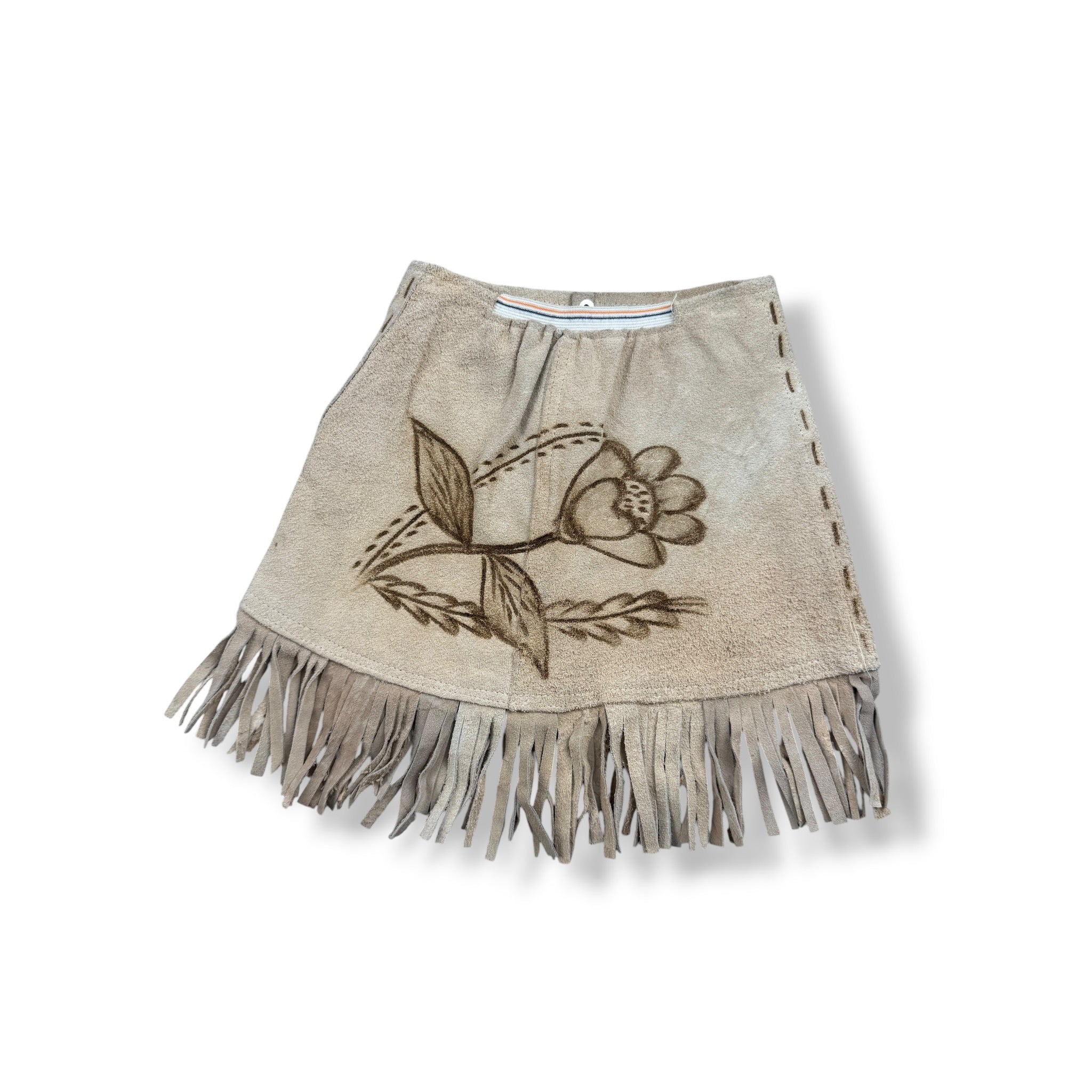 Vintage Western Fringe Skirt 4T