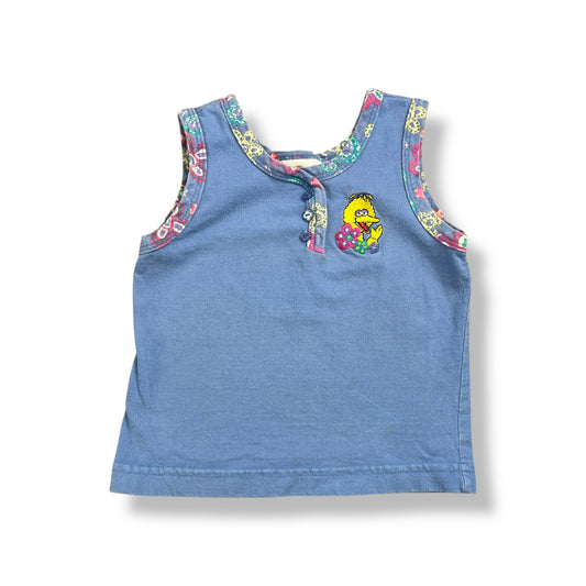 Vintage Big Bird Sesame Street Tank 2T