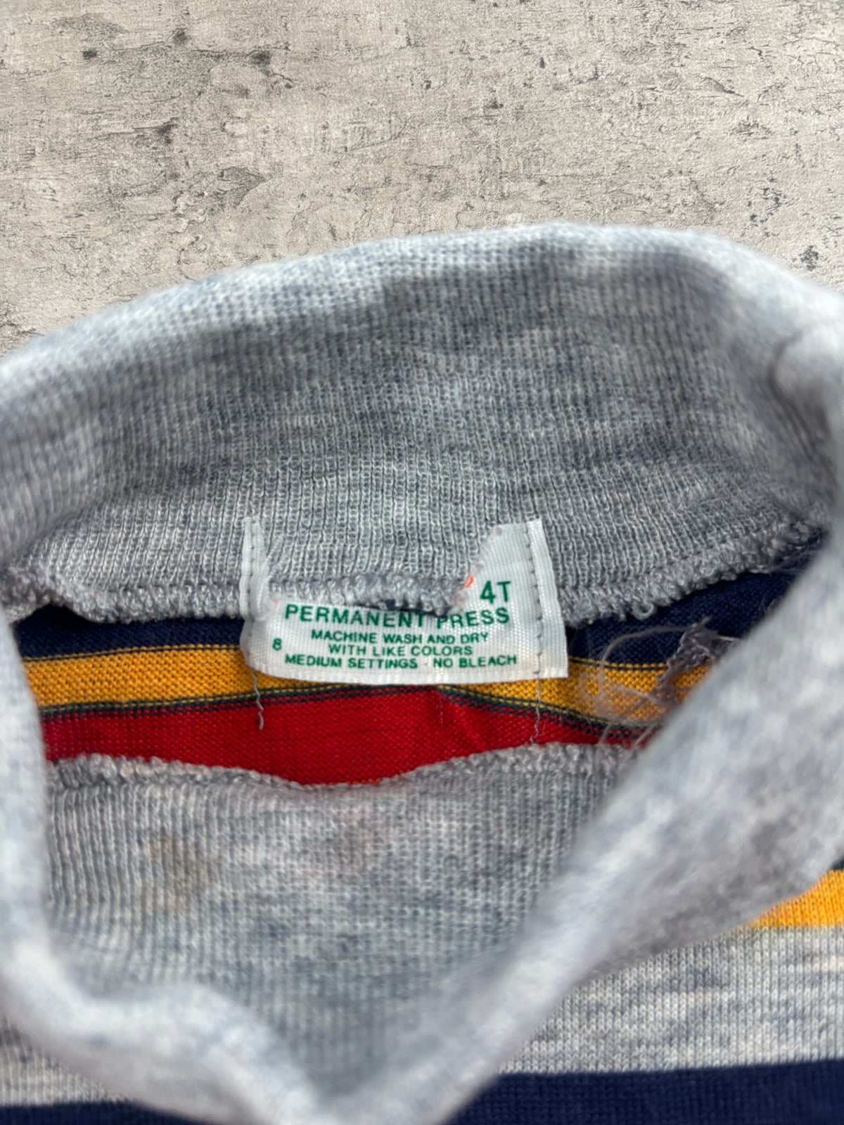 Vintage Striped Turtleneck 2T