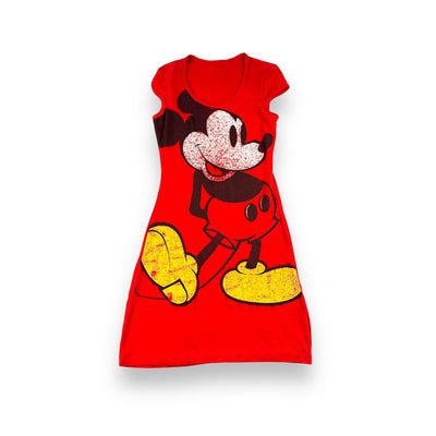 Vintage Upcycled Mickey Dress 6-8