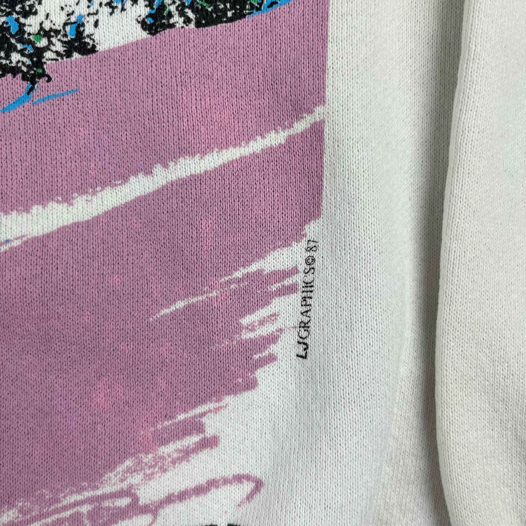Vintage Ski Crewneck Youth Medium