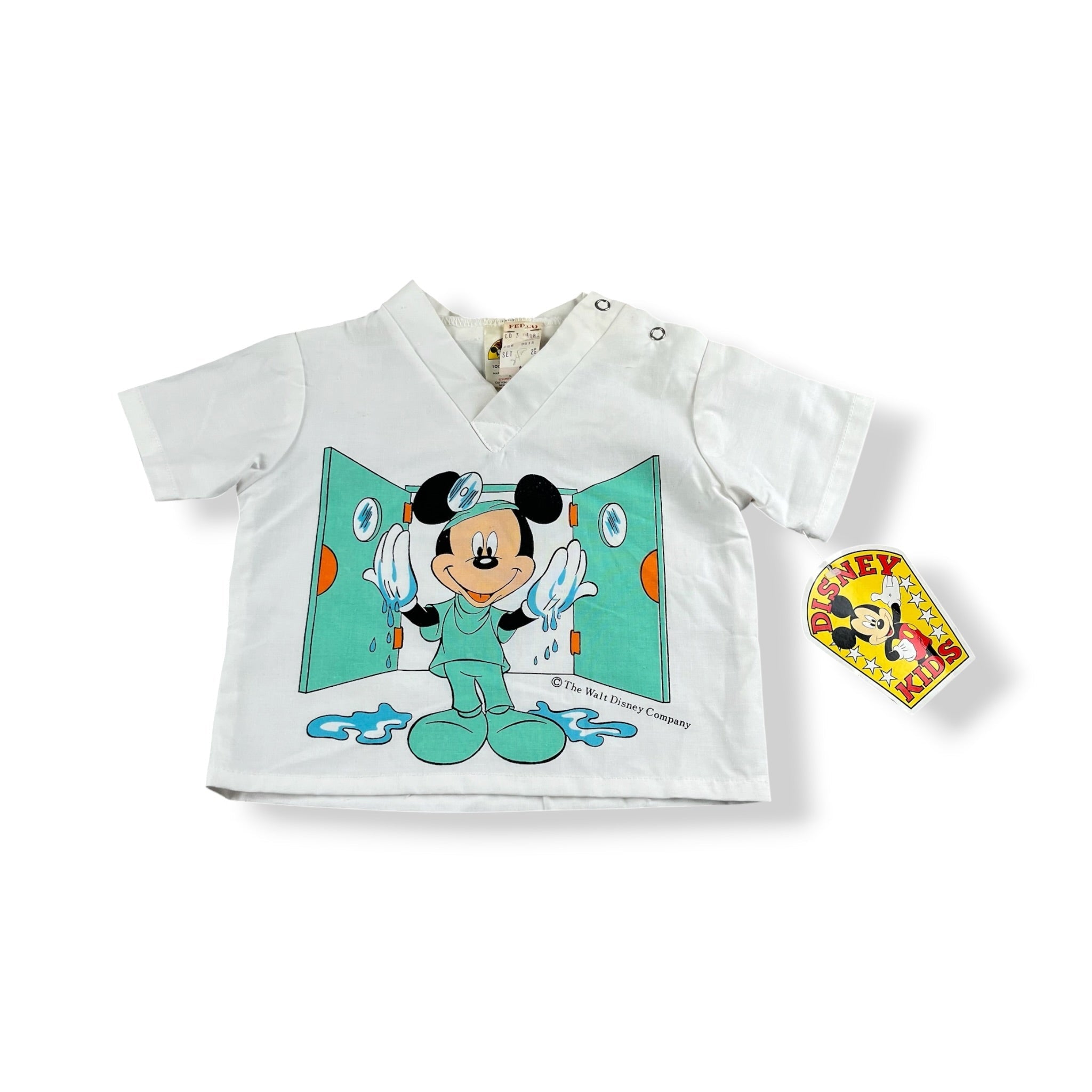 Vintage Deadstock Mickey Mouse Surgeon Set 18 Months