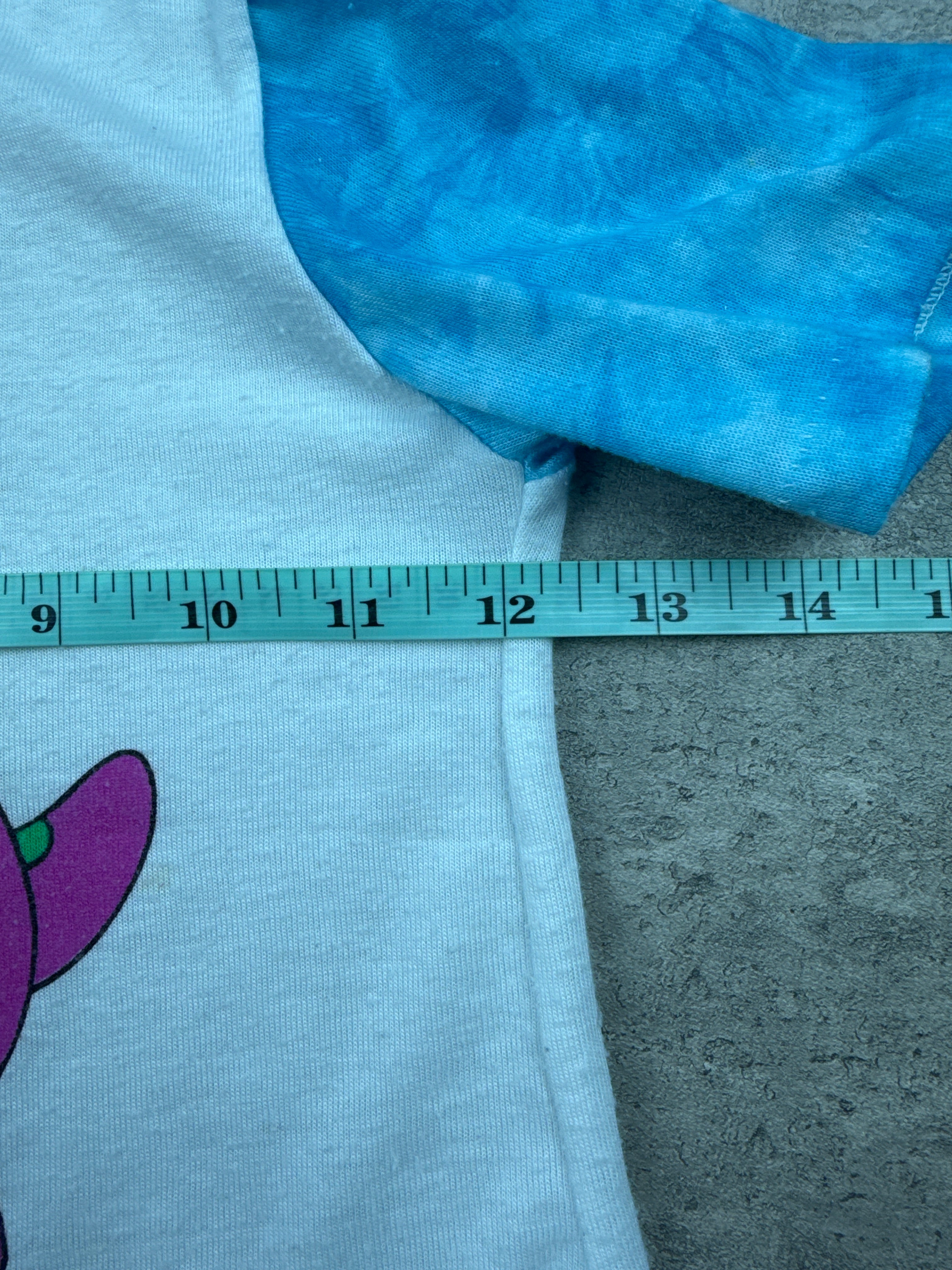 Vintage Barney & Baby Bop PJ Top 3T