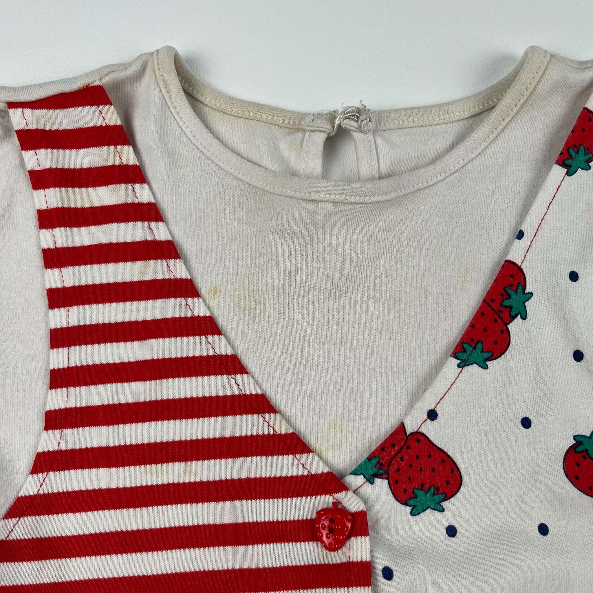 Vintage Health-Tex Strawberry Dress 4/5T