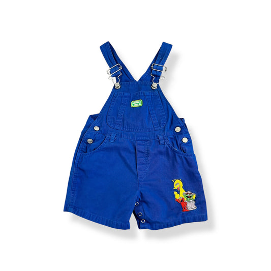 Vintage Sesame Shortalls 2T