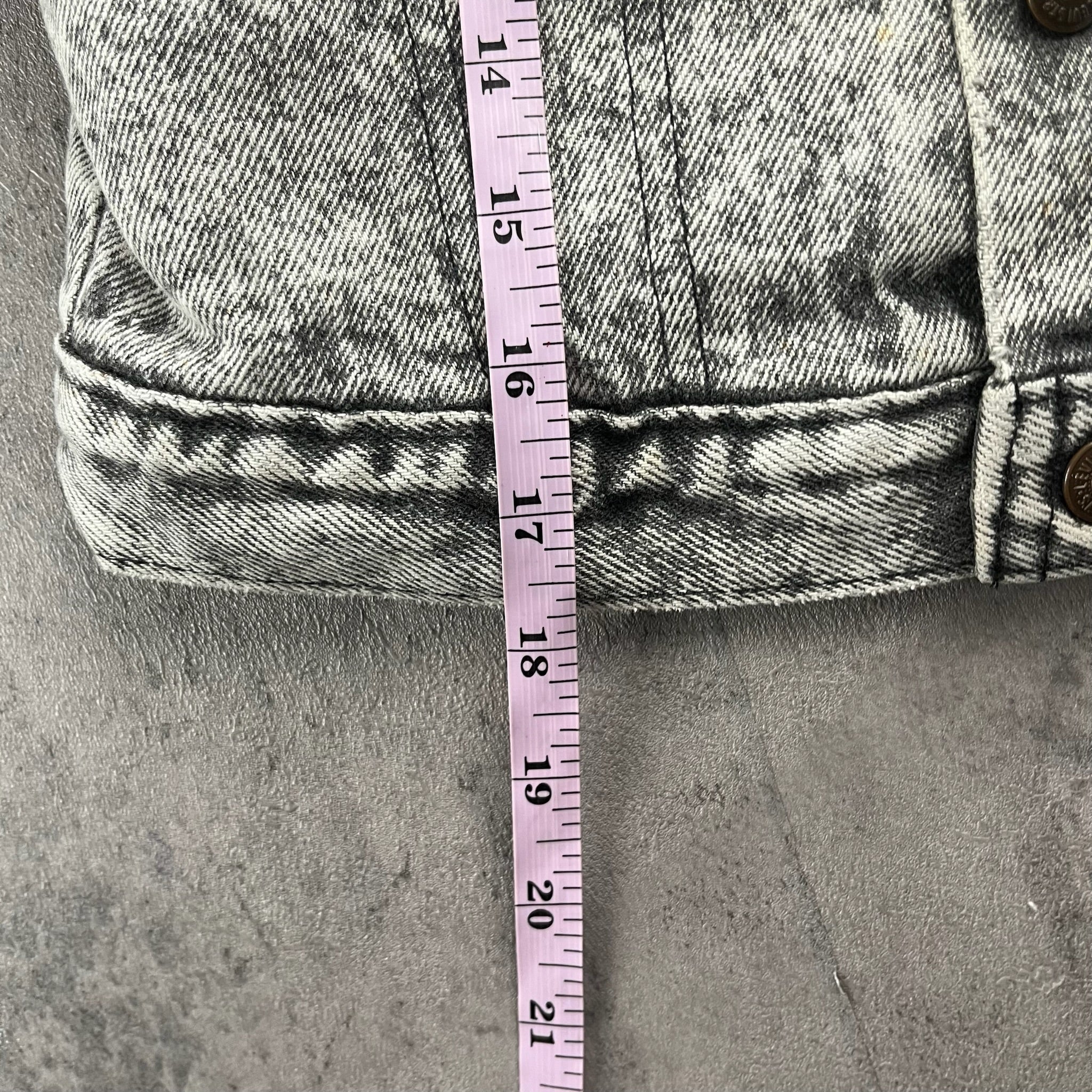 Vintage Levis Denim Sherpa Jacket 4T