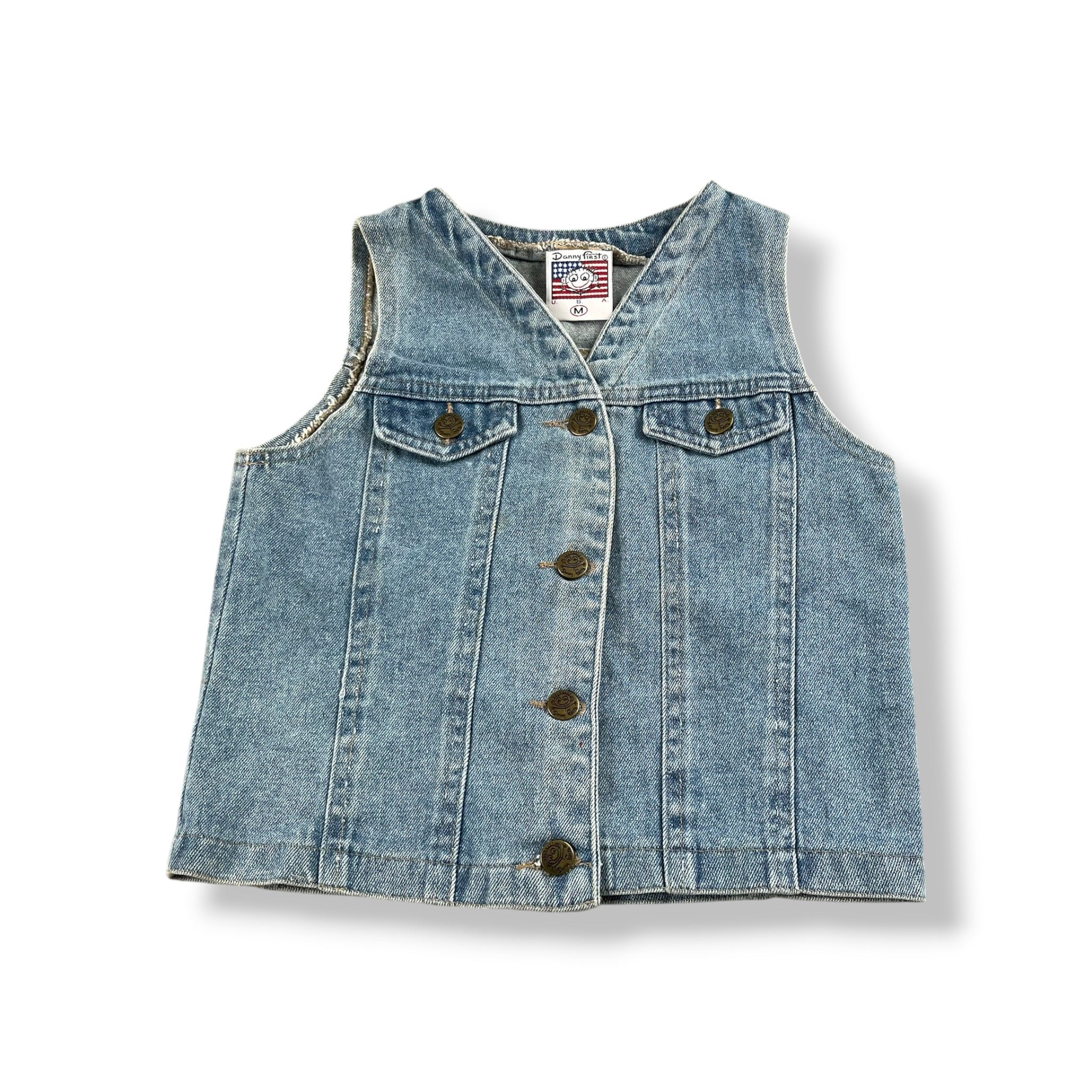 Vintage Dannys First Denim Vest 4/5T