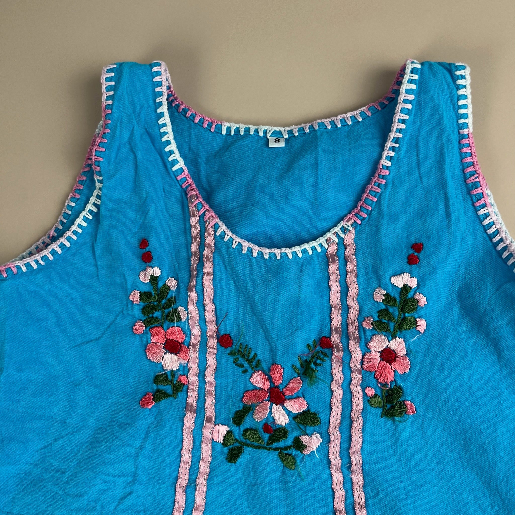 Vintage Mexican Dress 6x