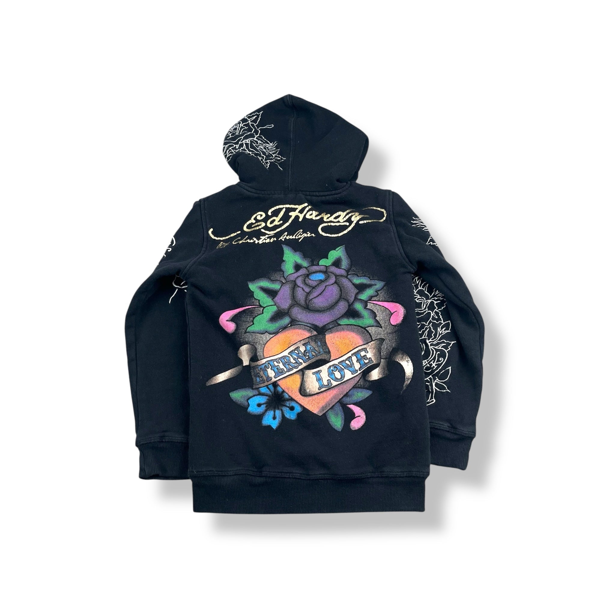 Ed Hardy True Love Zip-Up Hoodie