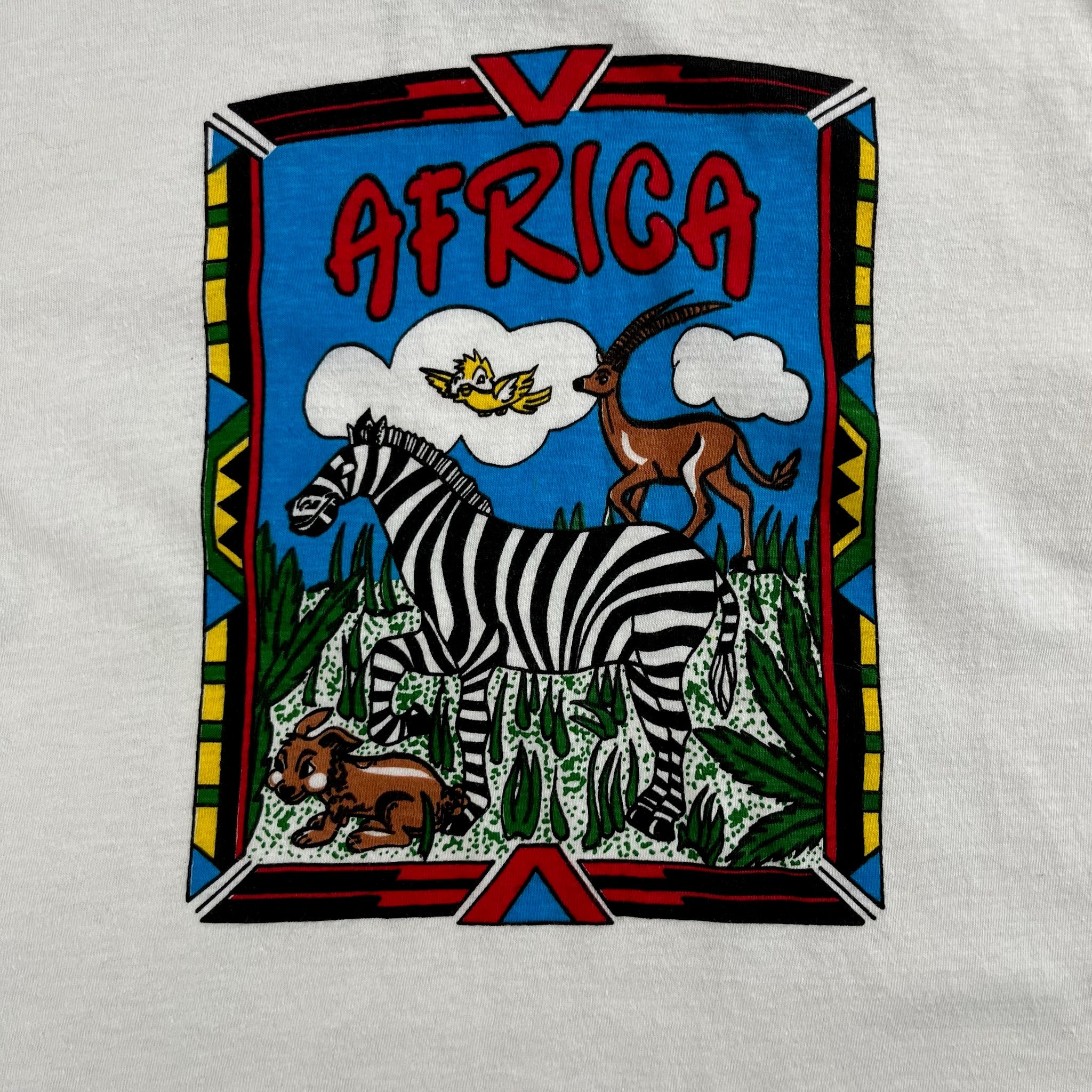 Vintage Africa Souvenir T-Shirt 5/6T