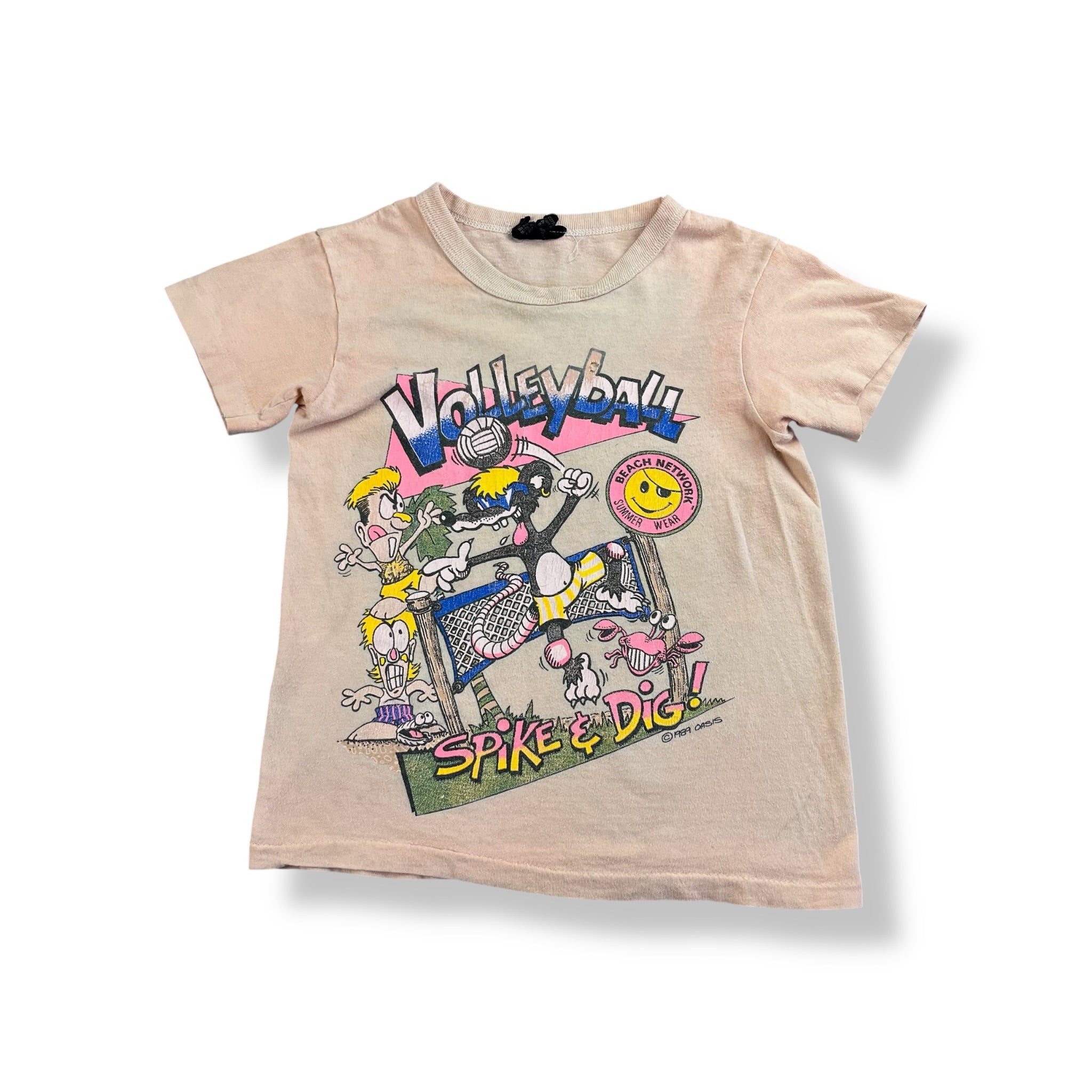 Vintage Oasis Volleyball T-Shirt 4/5T
