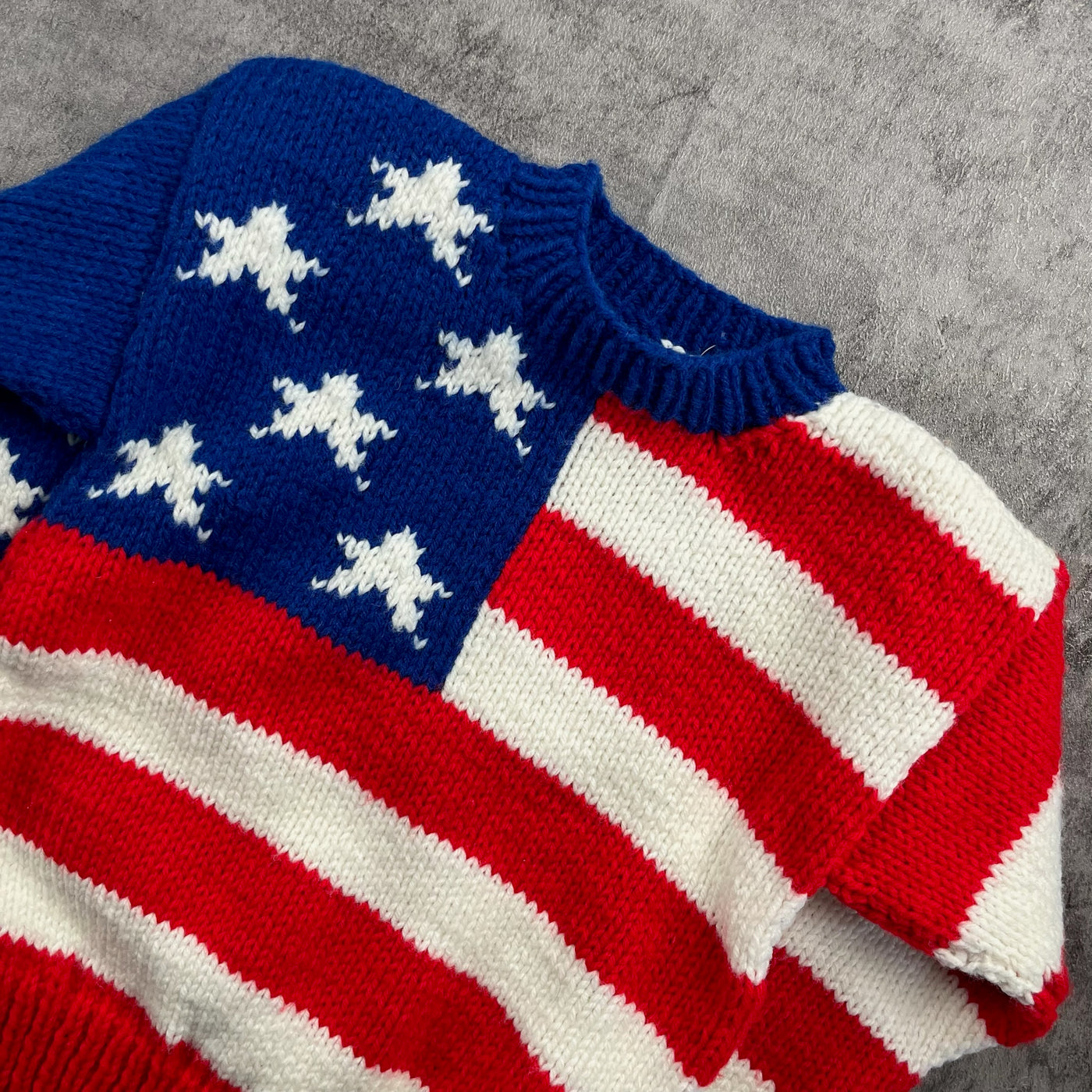 Vintage American Flag Knit 3T