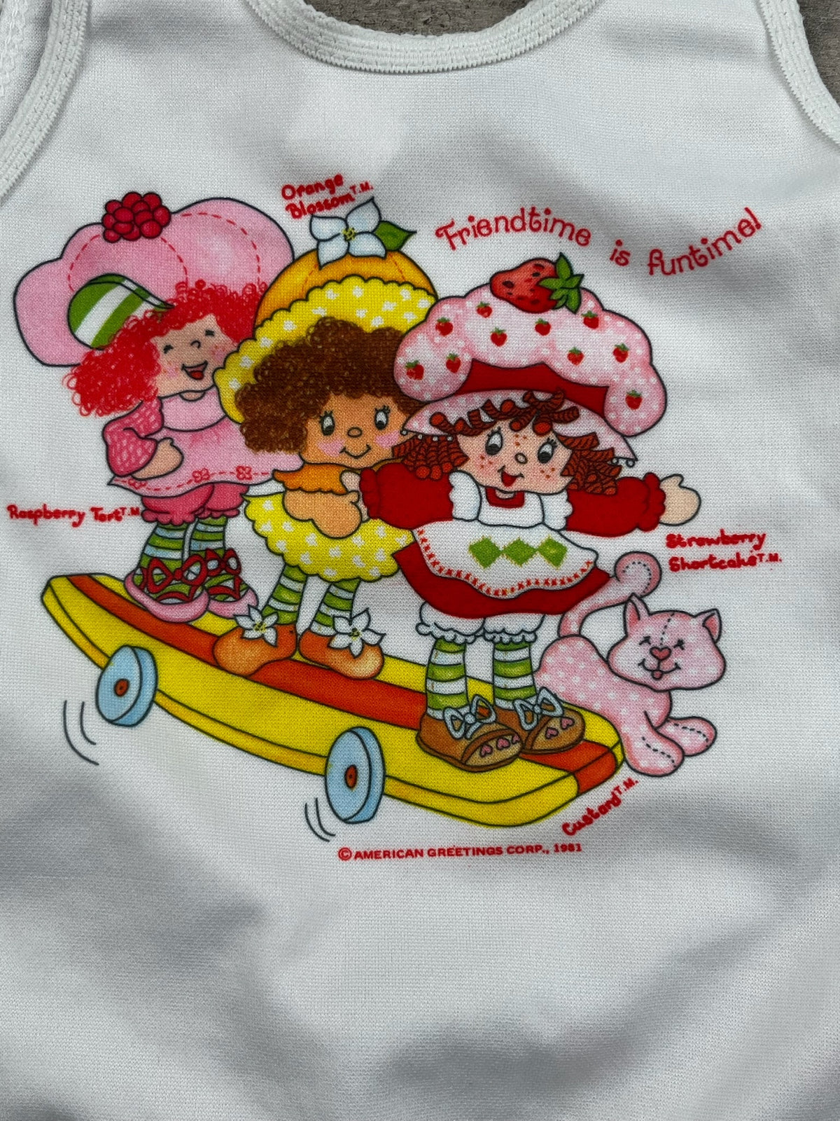Vintage Strawberry Shortcake Tank 18M