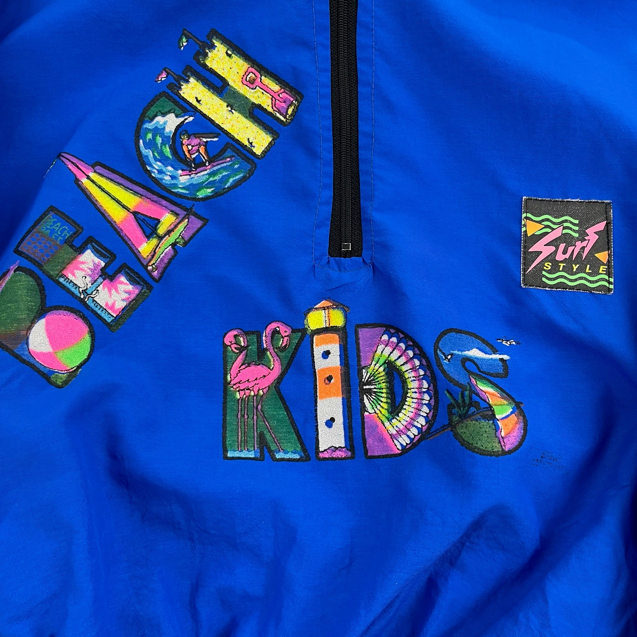 Vintage Surf Style Windbreaker 3T