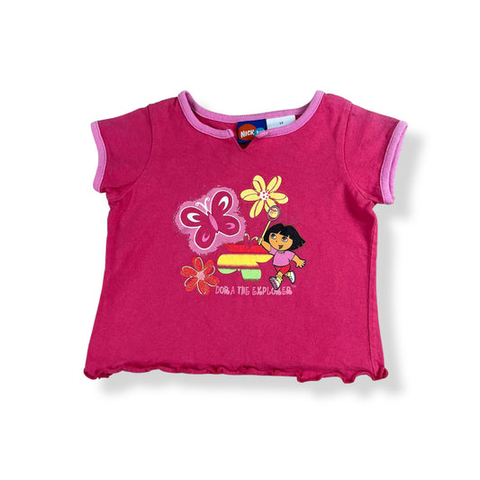 Y2K Dora the Explorer T-Shirt 18 Months