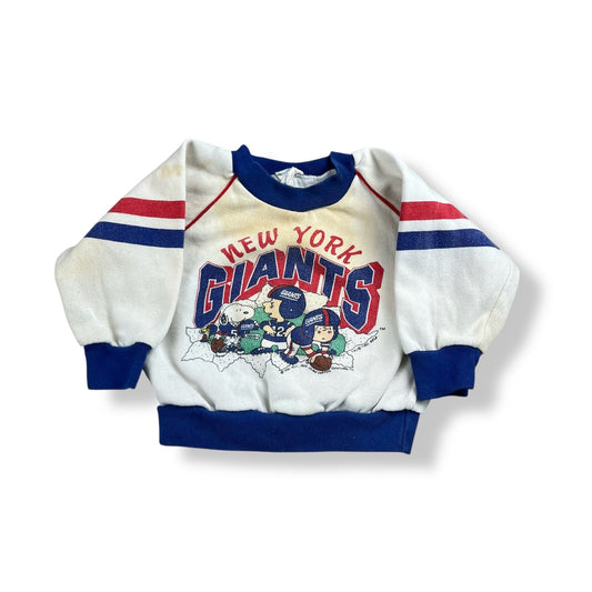 Vintage Snoopy NY Giants Crew 12 Months