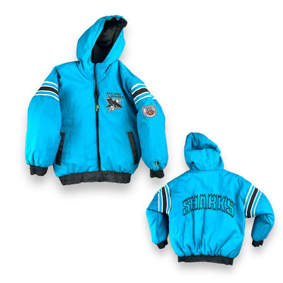 Vintage Pro Player San Jose Sharks Puffer Youth Large