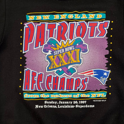 Vintage ‘97 Patriots AFC Champions Crewneck 3/4T