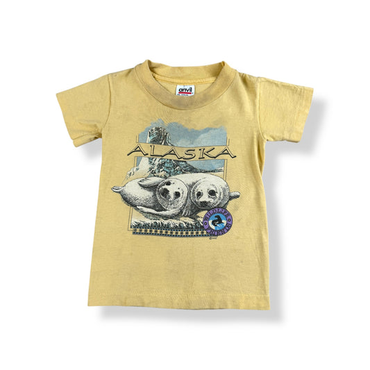 Vintage Alaska Location T-Shirt 3/4T