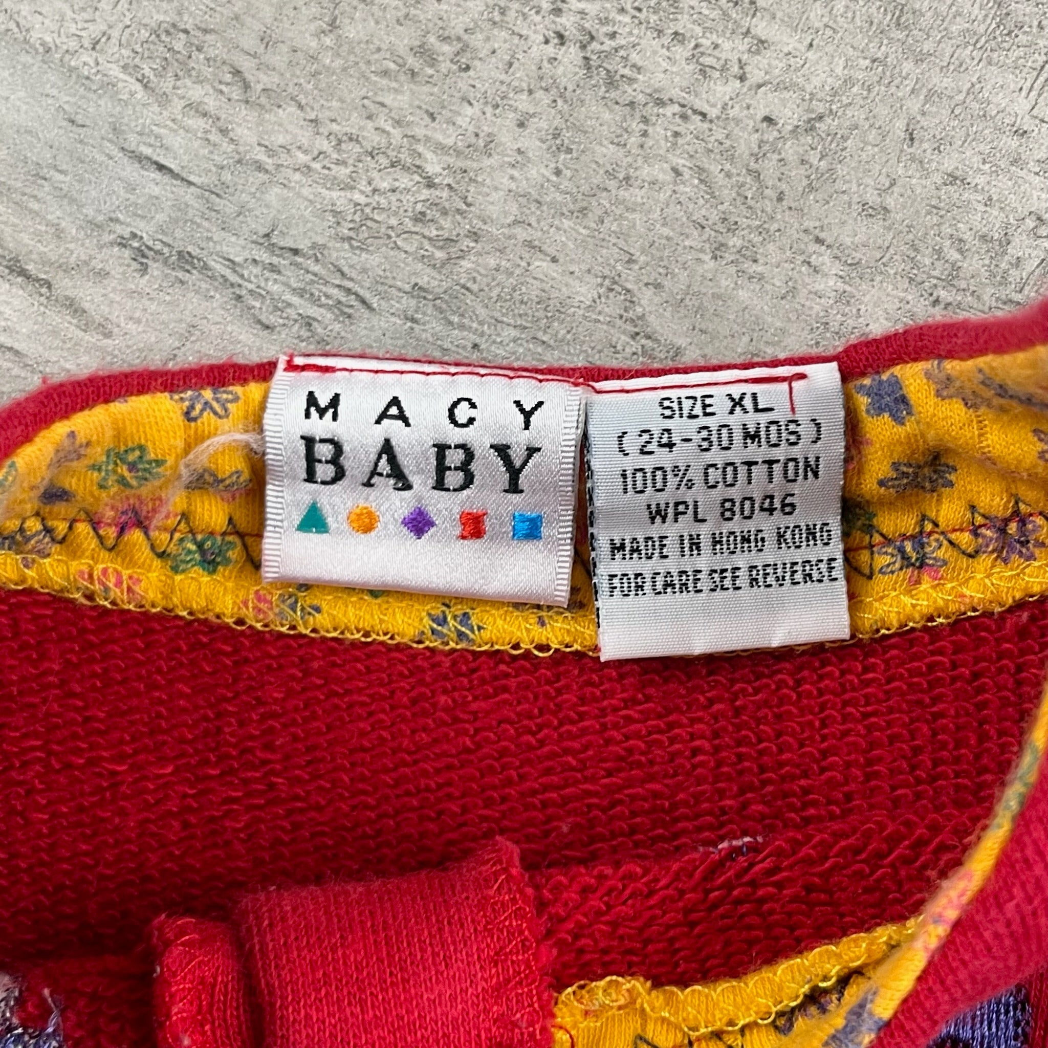 Vintage Macy Baby Sweater Dress 12-18 Months