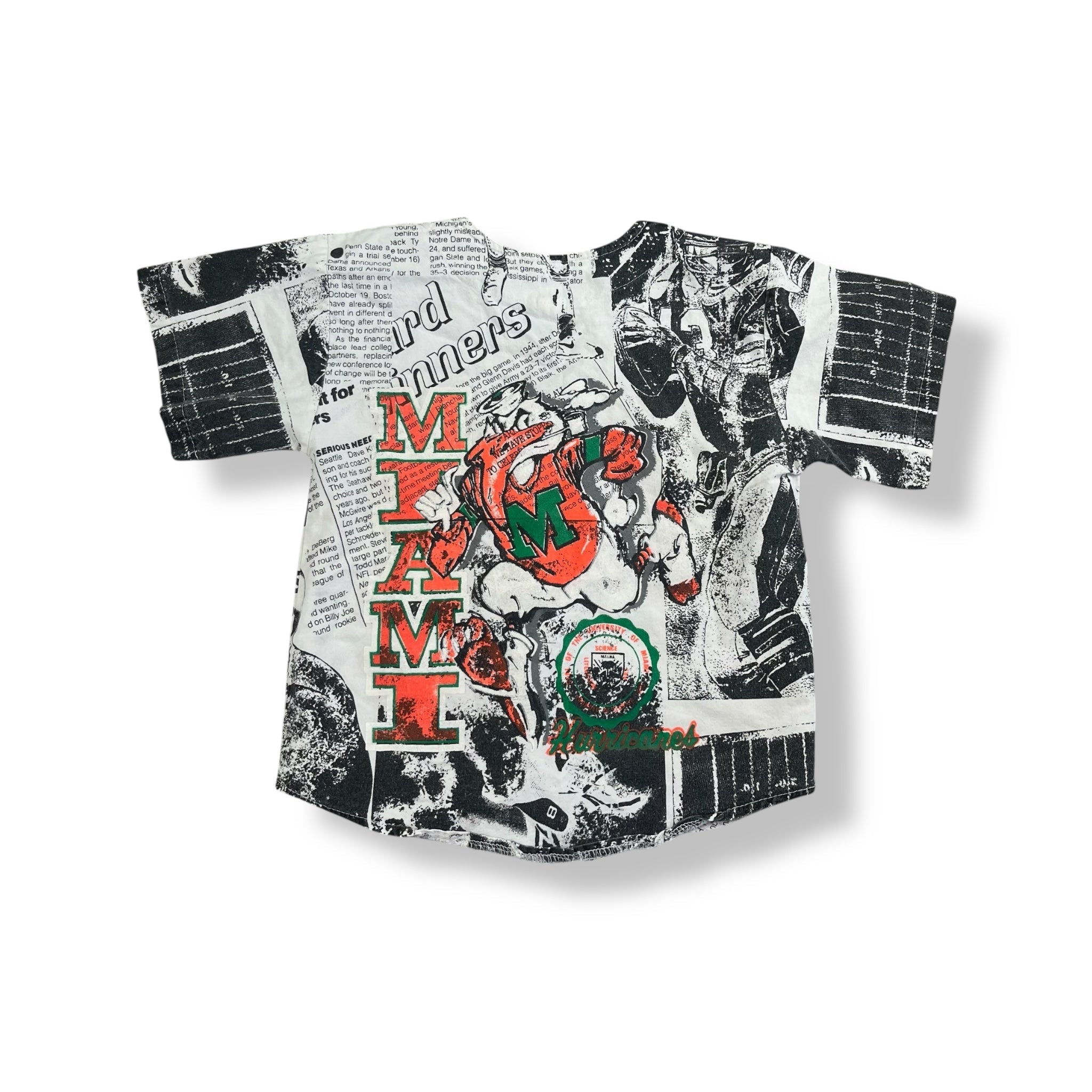 Vintage Miami Hurricanes 2/3T