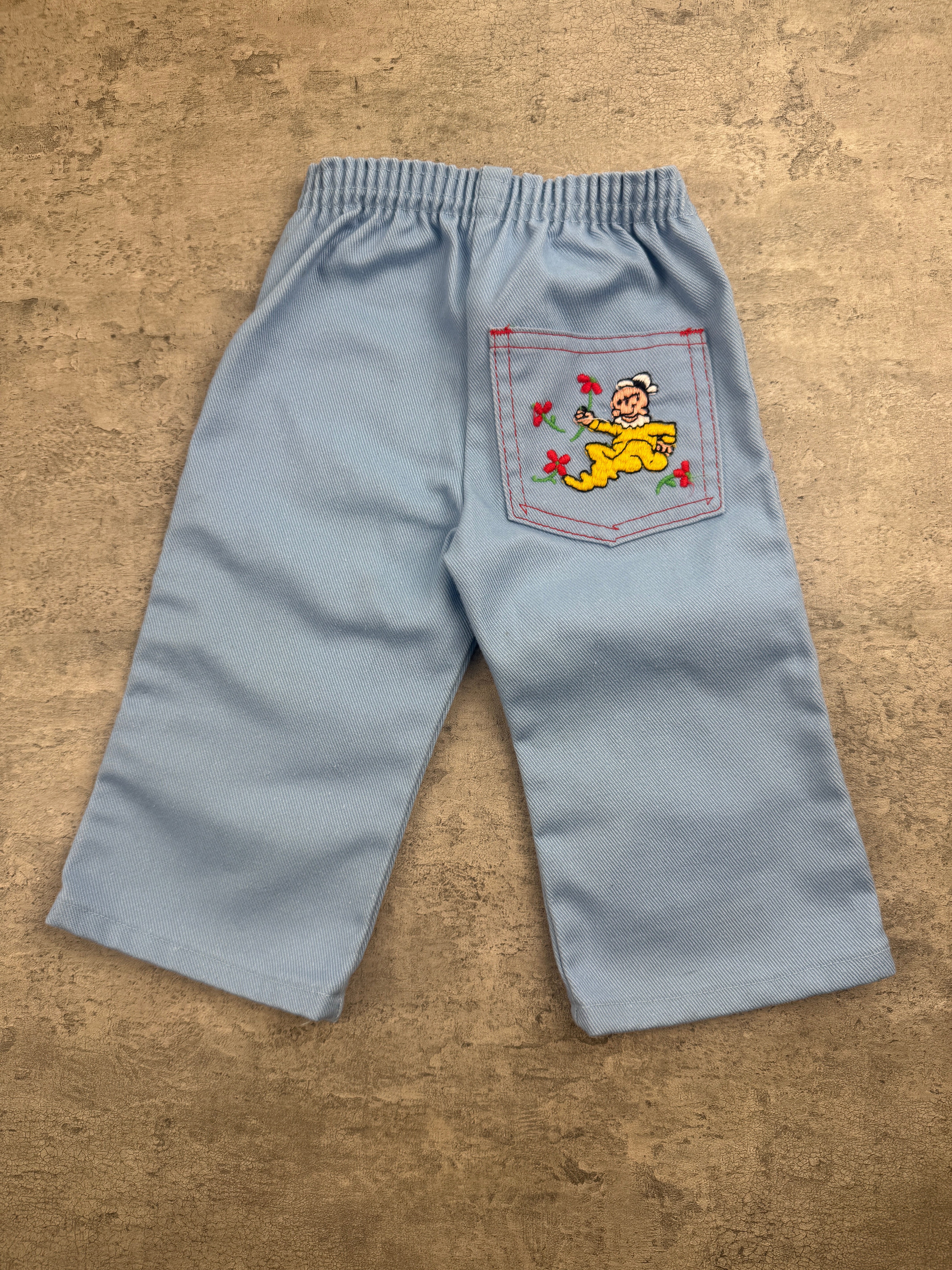 Vintage Popeye Pals Pants 12 mo