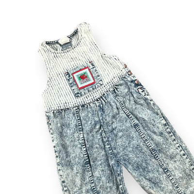 Vintage Little Levis Acid Wash Romper 4/5T