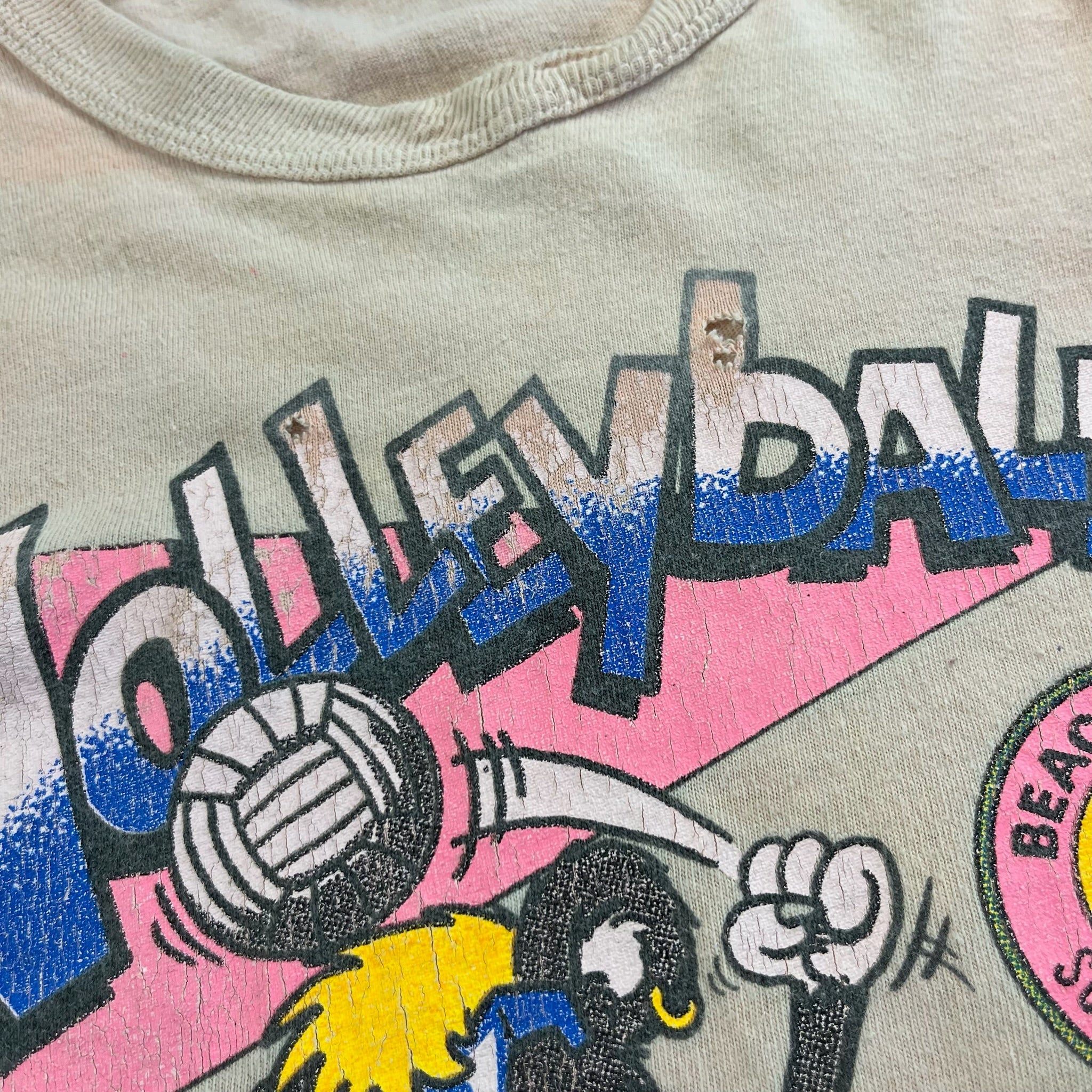 Vintage Oasis Volleyball T-Shirt 4/5T