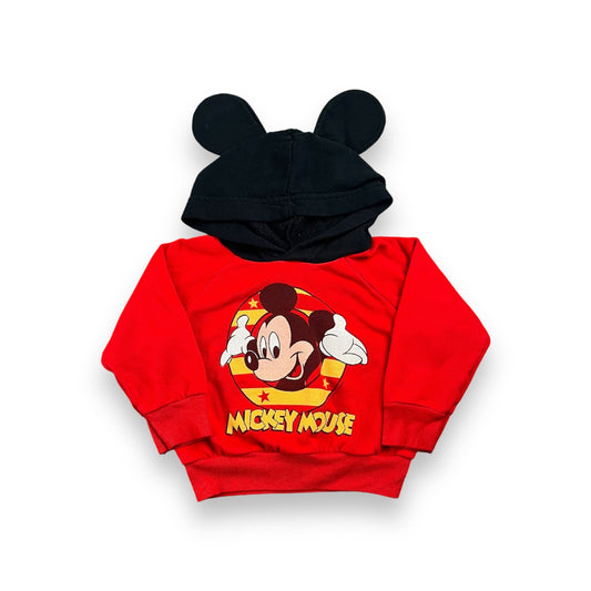 Vintage Mickey Mouse Hoodie 12-18 Months