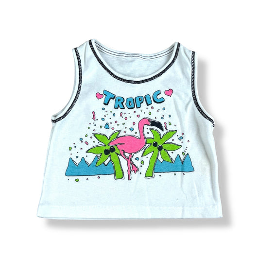 Vintage Flamingo Tank 12 Months