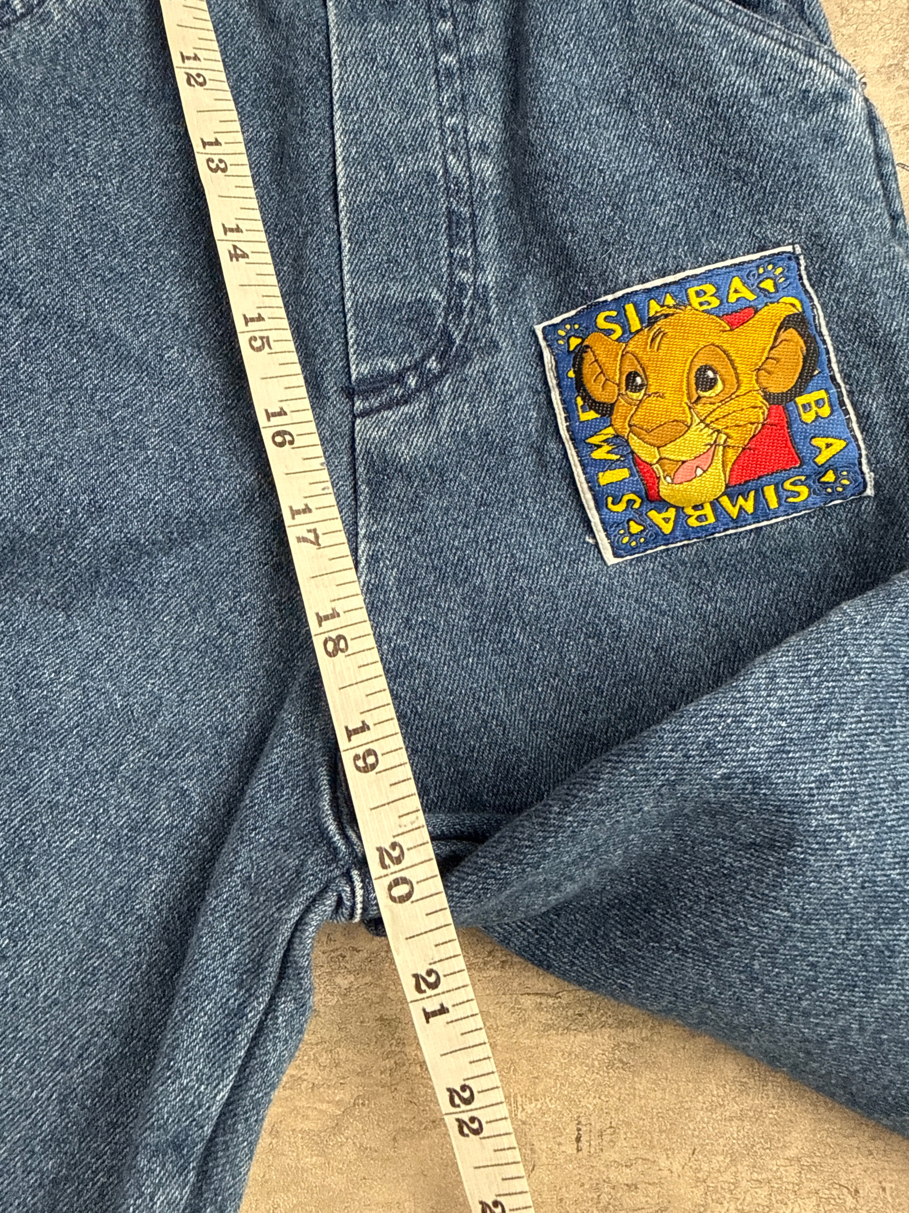 Vintage Simba Lion King Overalls 3T