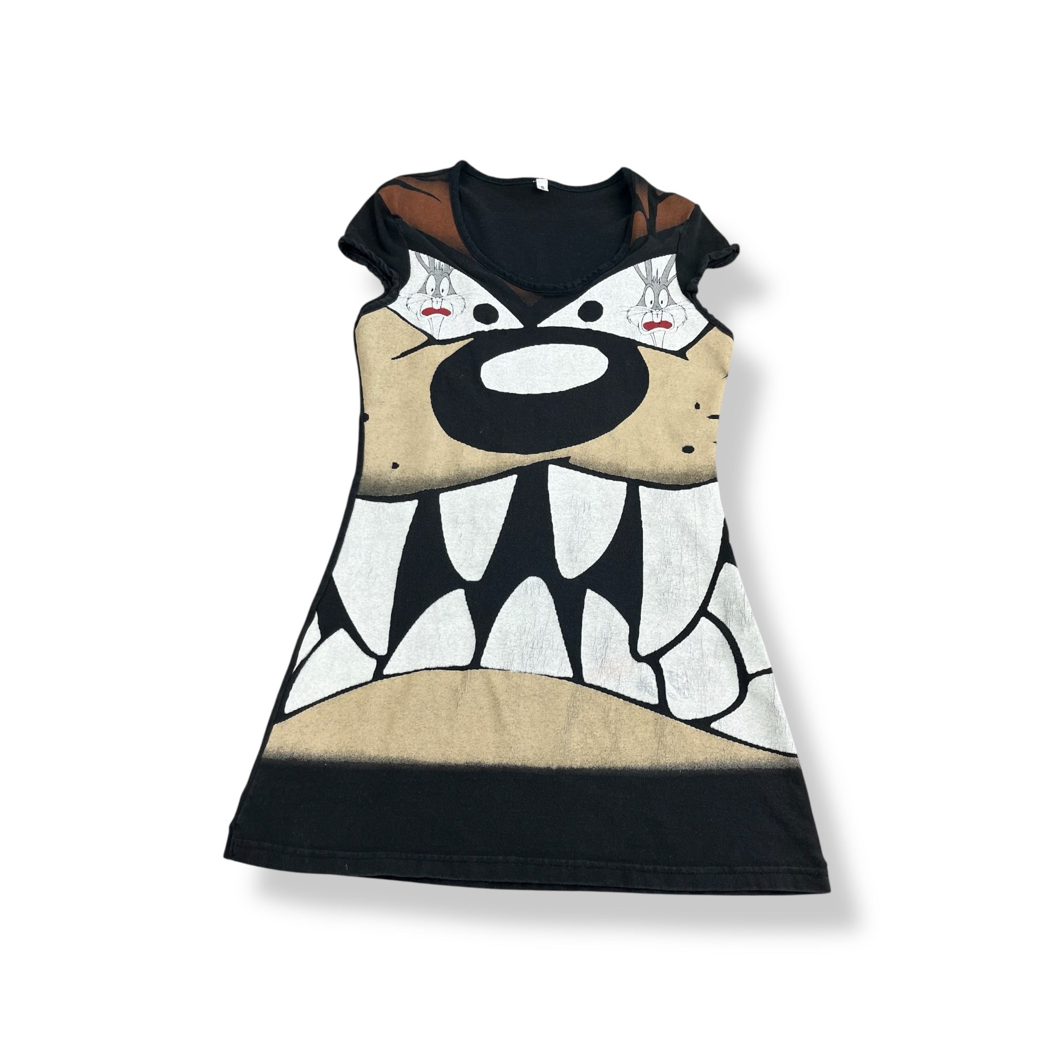 Vintage Taz Upcycle Dress Youth Large