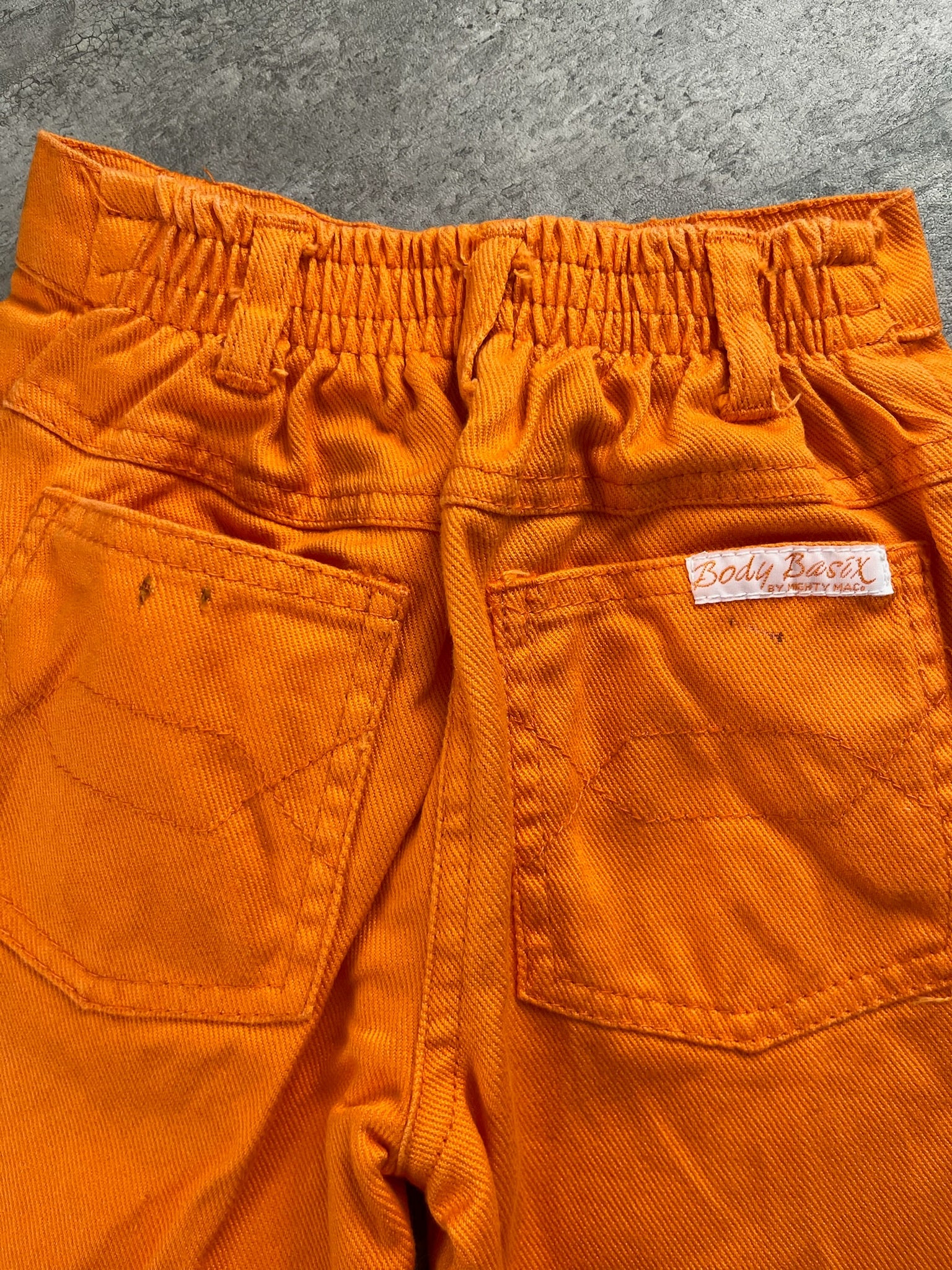 Vintage Orange Denim Jeans 4T