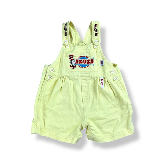 Vintage Dr Seuss Shortalls 18 Months