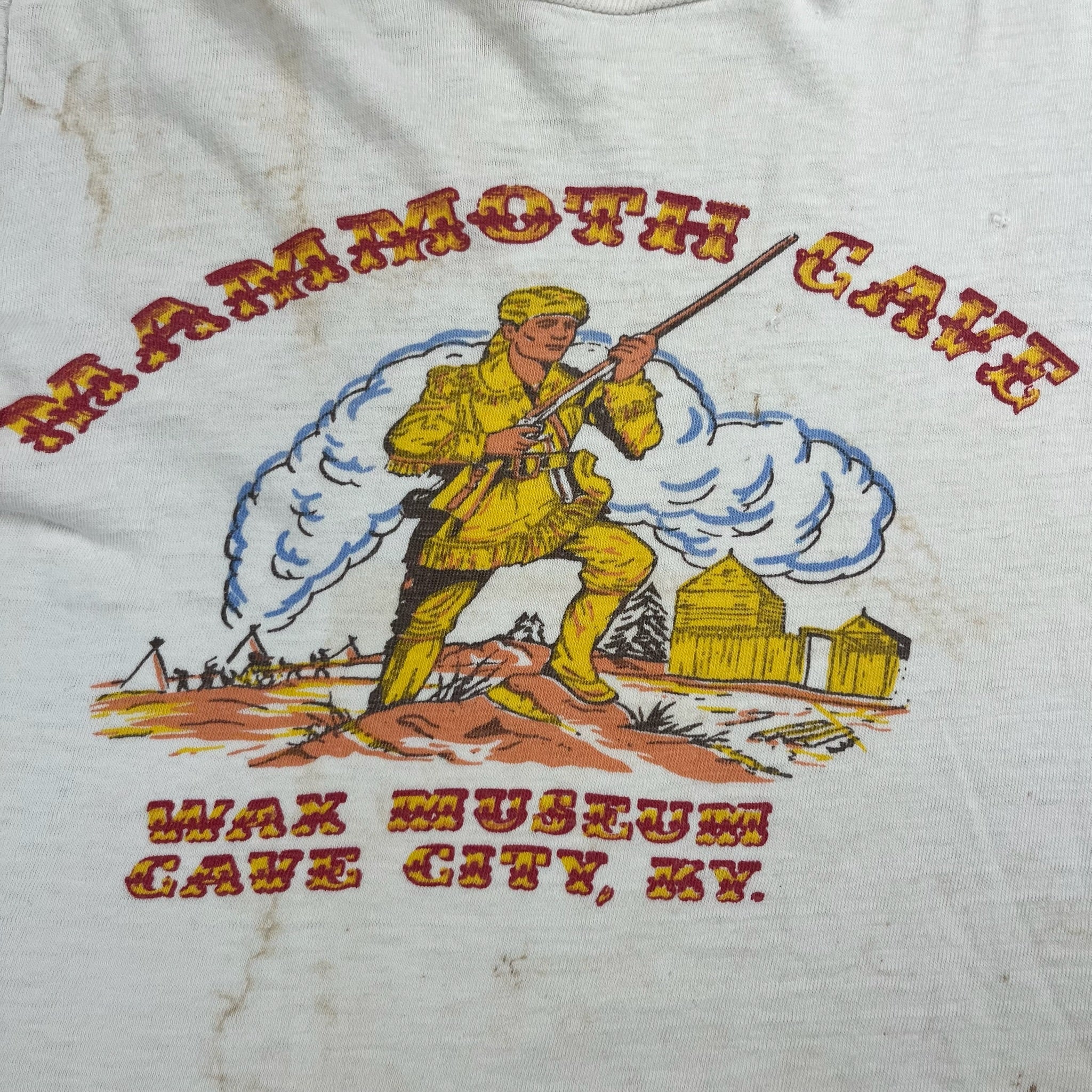 Vintage Davy Crockett Wax Musuem 3/4T