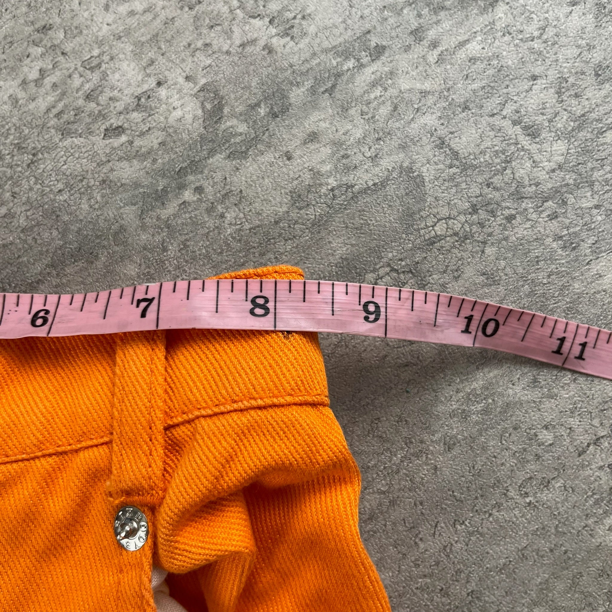 Vintage Orange Denim Jeans 4T