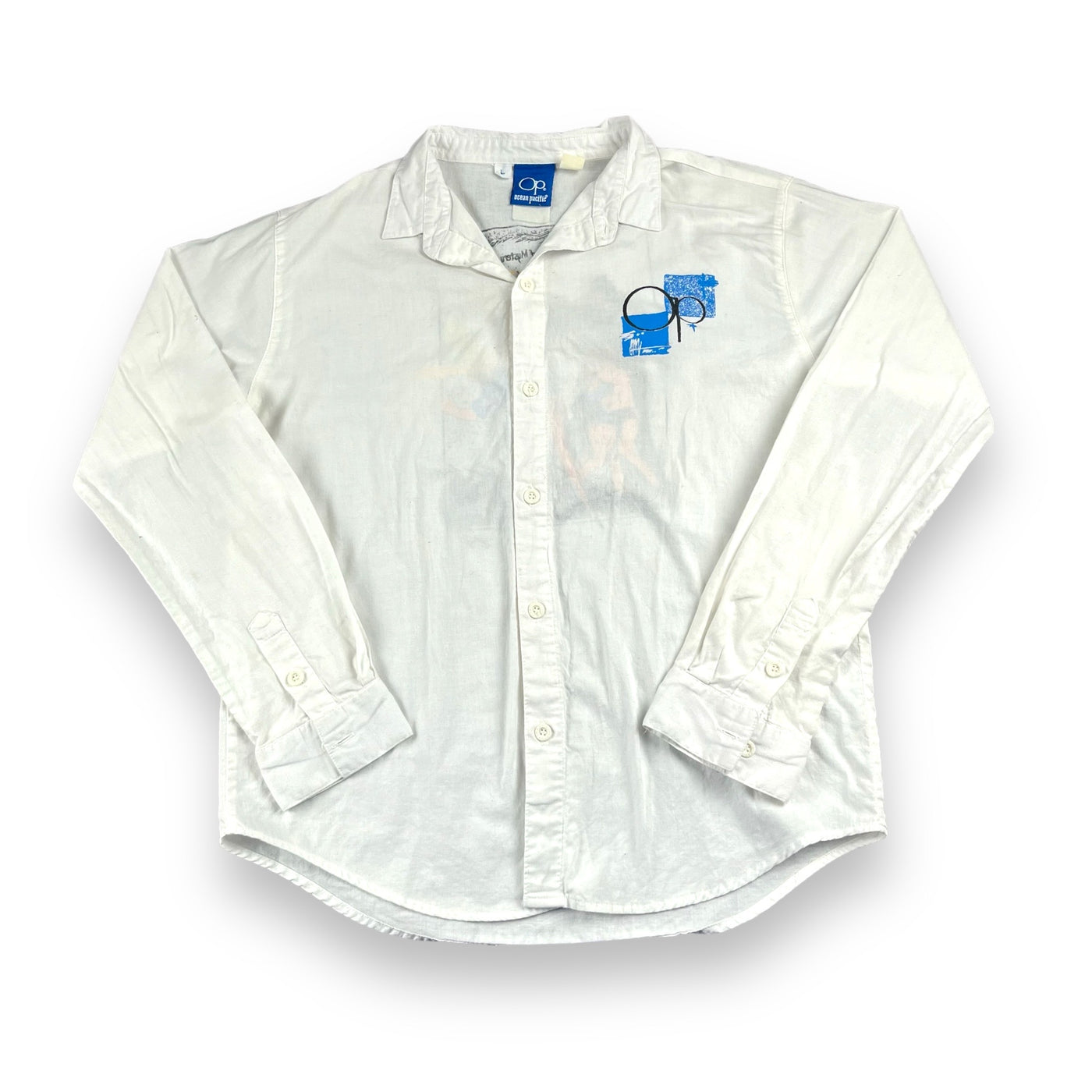 Vintage ‘85 Ocean Pacific Button-Up Shirt Youth XL