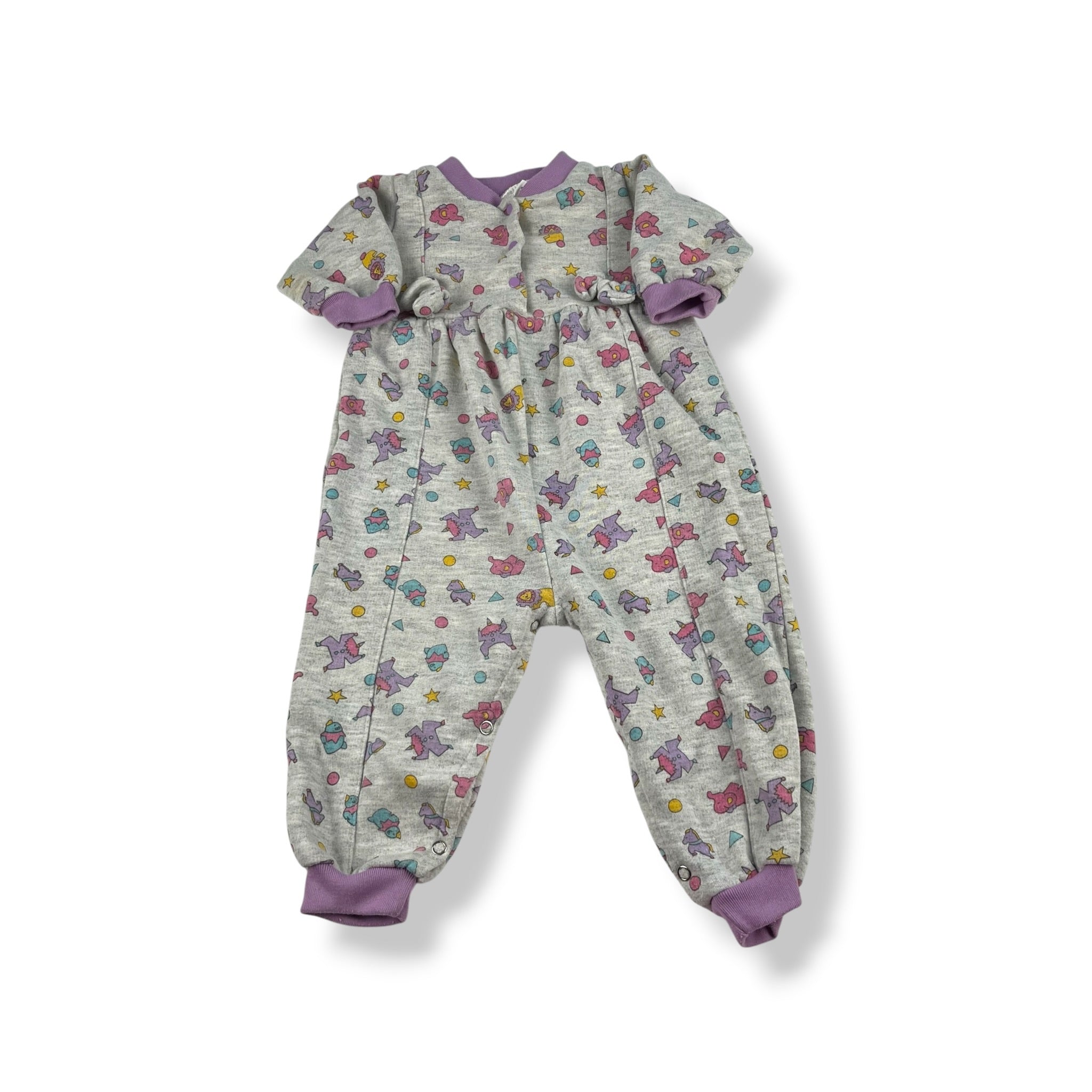 Vintage Animal AOP Romper 18 Months
