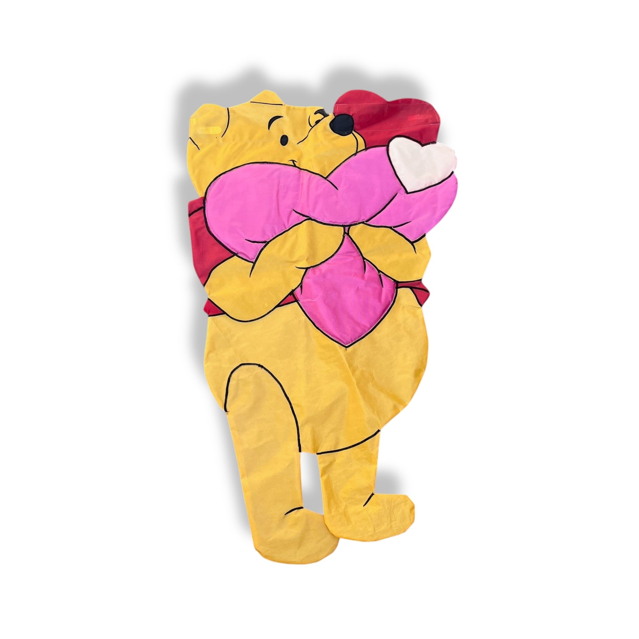Vintage Winnie the Pooh Nylon Flag Double-Sided