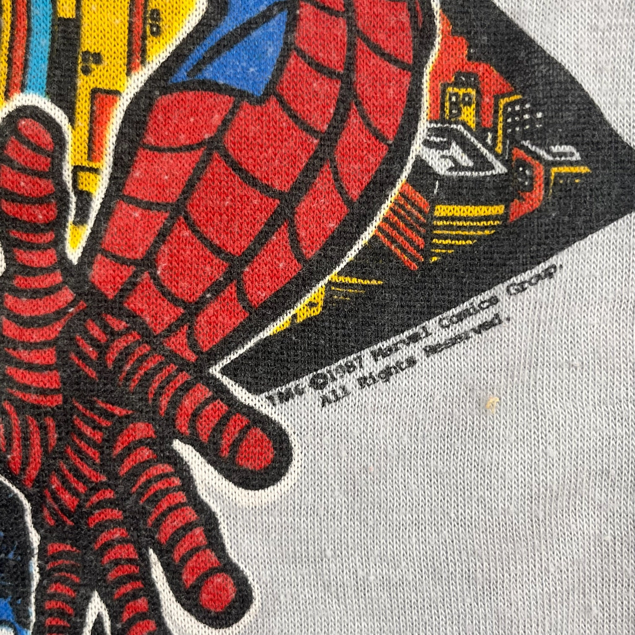Vintage Spiderman Pj Top 2T