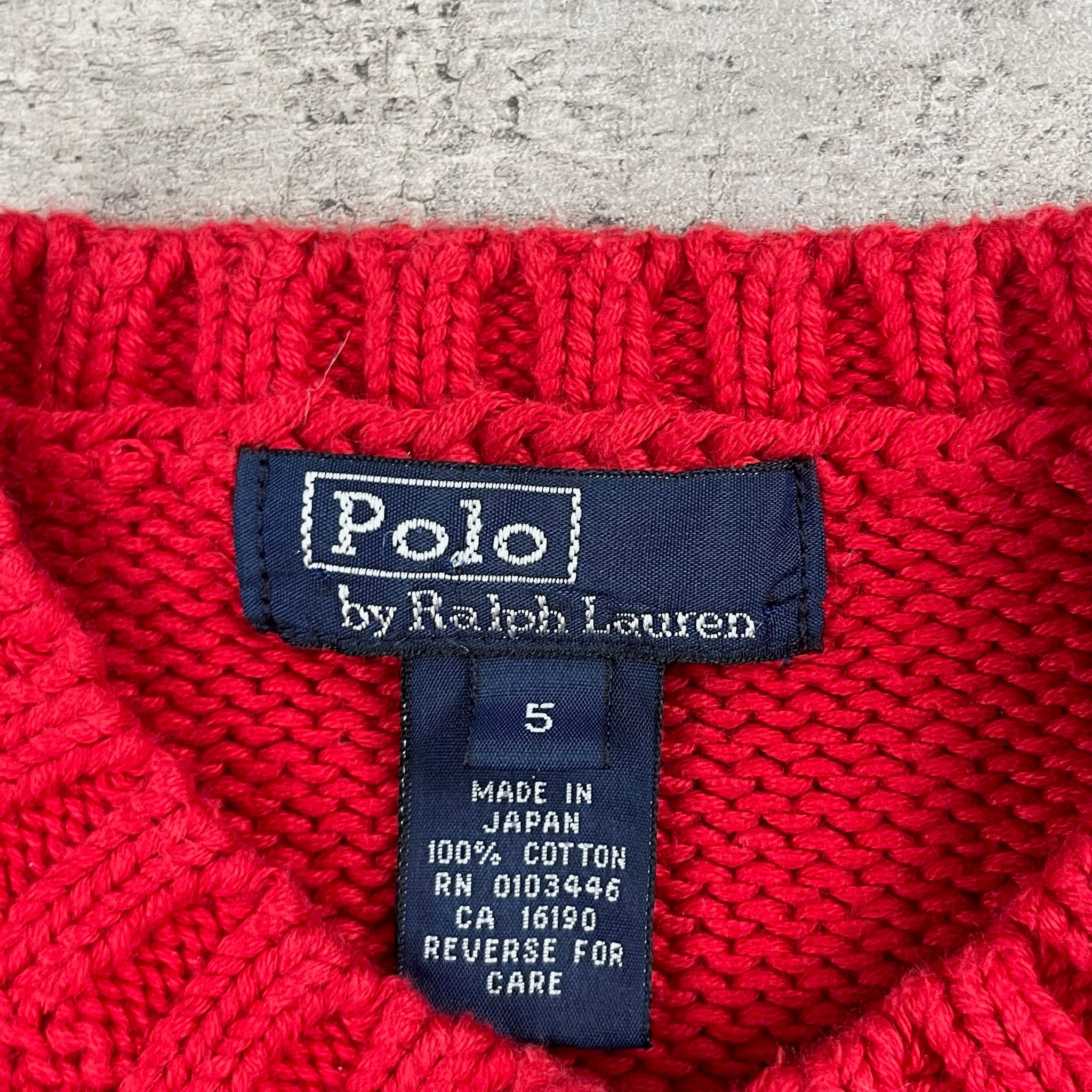 Vintage Polo Knit Made in Japan 2/3T