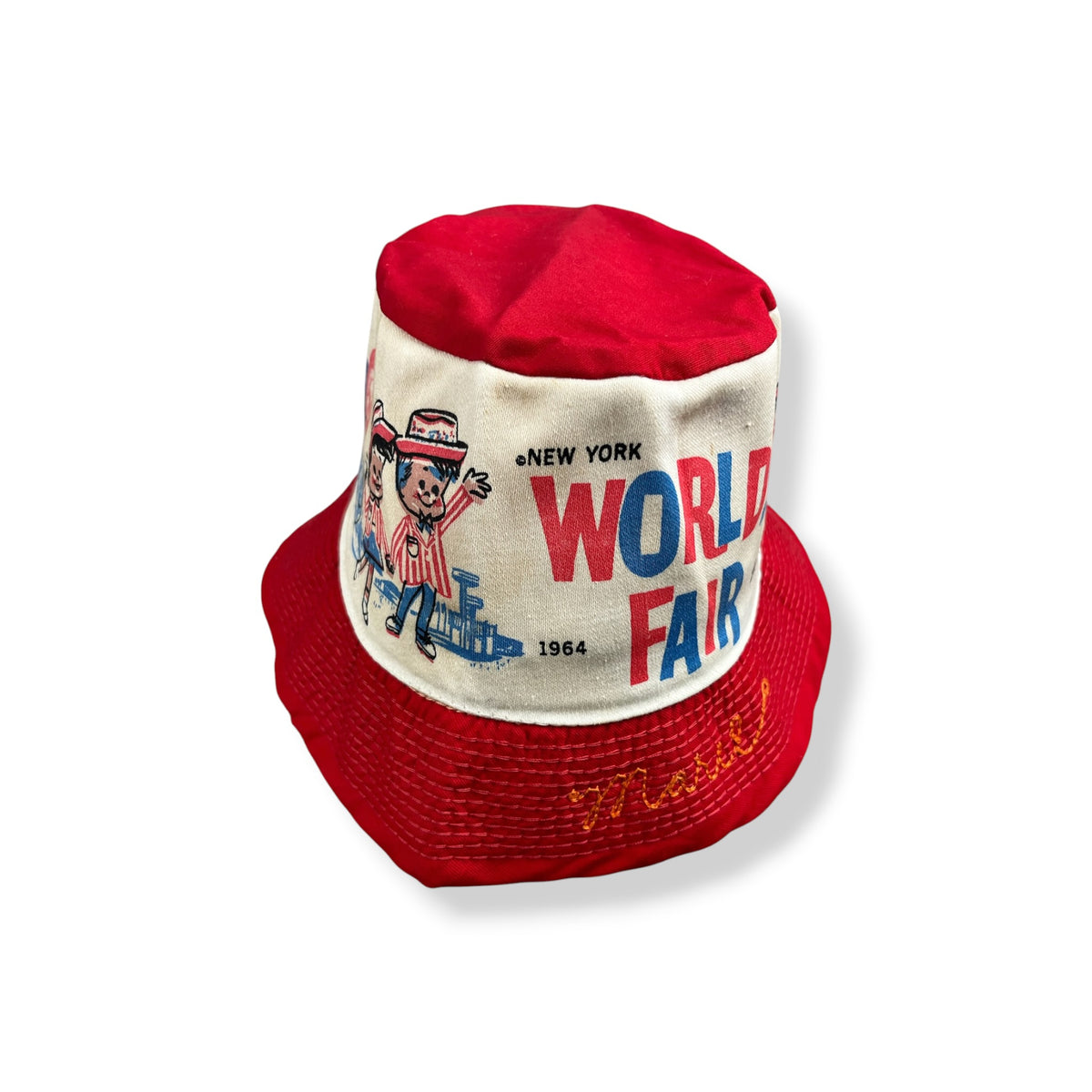Vintage 60's World Fair Bucket Hat 2-5T