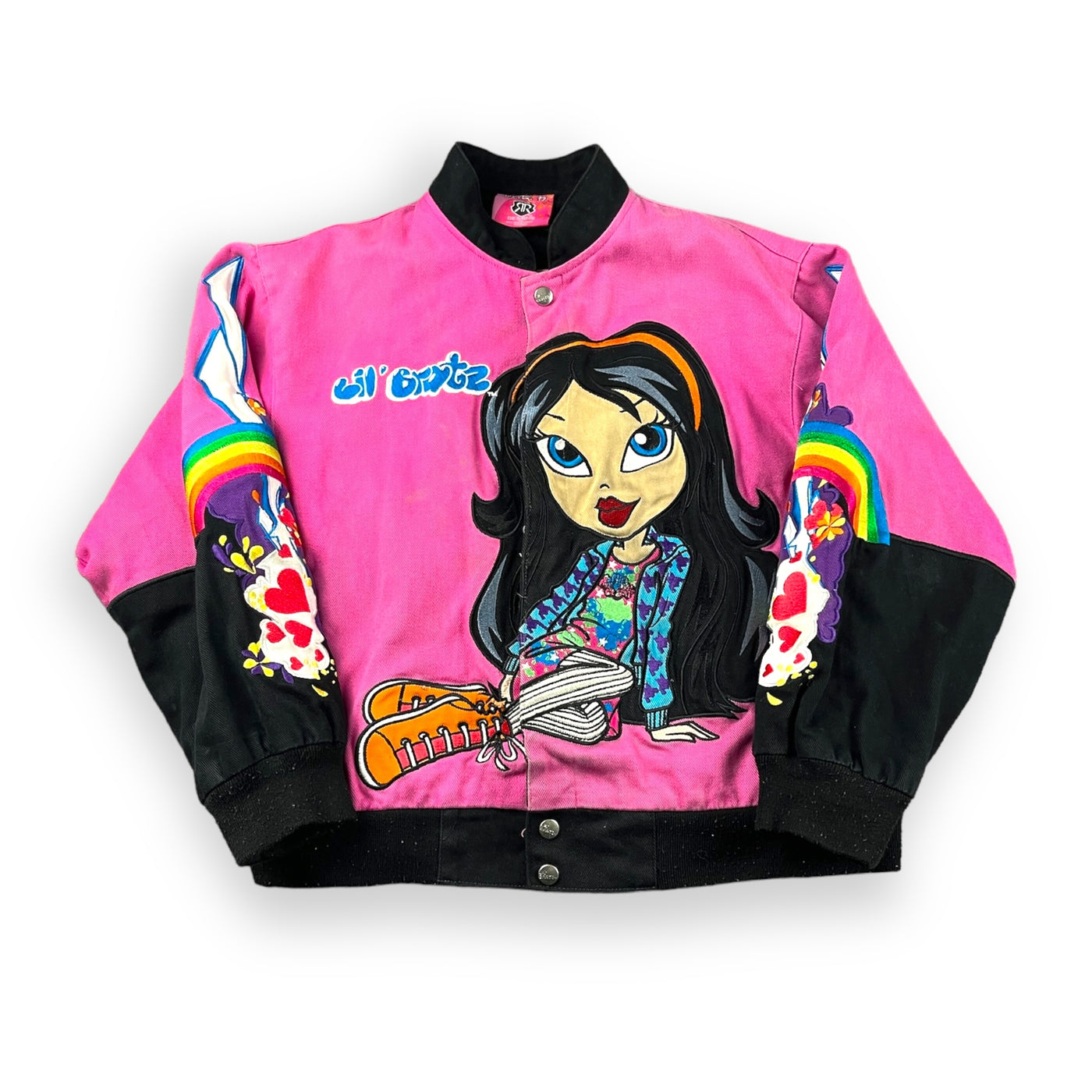 Vintage Lil’ Bratz Jeff Hamilton Racer Jacket Youth XXL