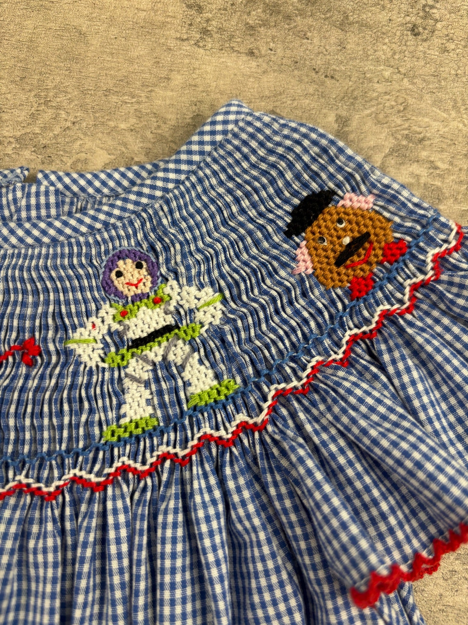 NWT Hand Smocked Toy Story Dress 2T